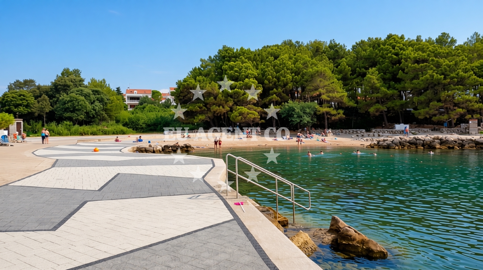 Additional view of Karaka II beach in 62 Ulica Mali Kartec, Krk