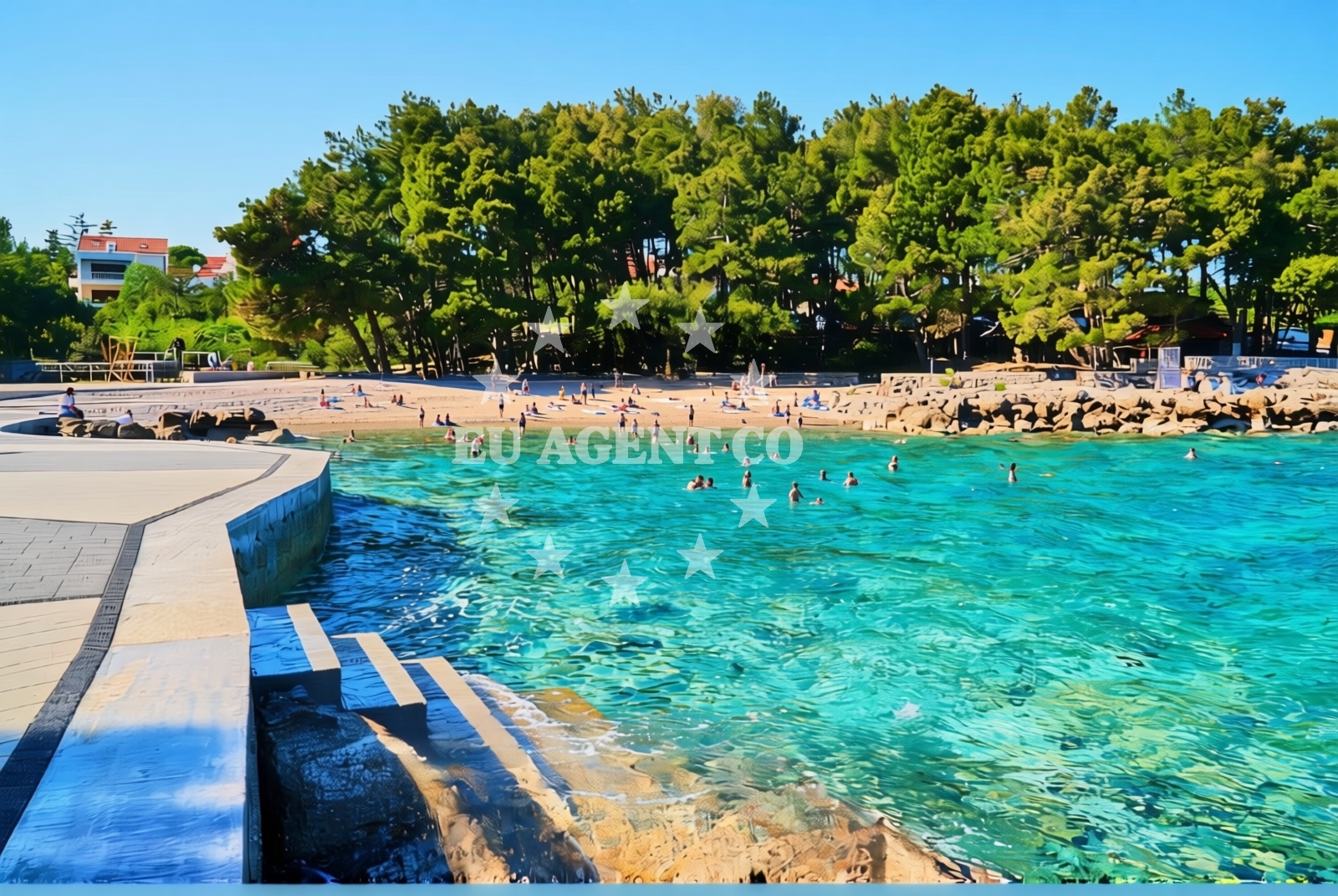 Additional view of Karaka II beach in 62 Ulica Mali Kartec, Krk