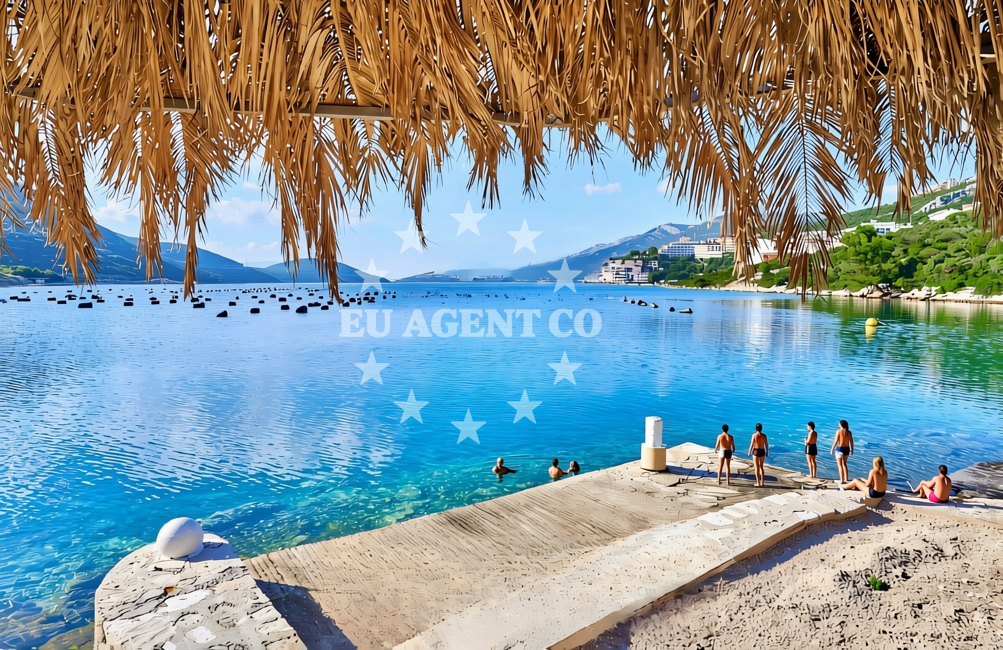 Overview of Karaka, Neum Beach in Karaka
