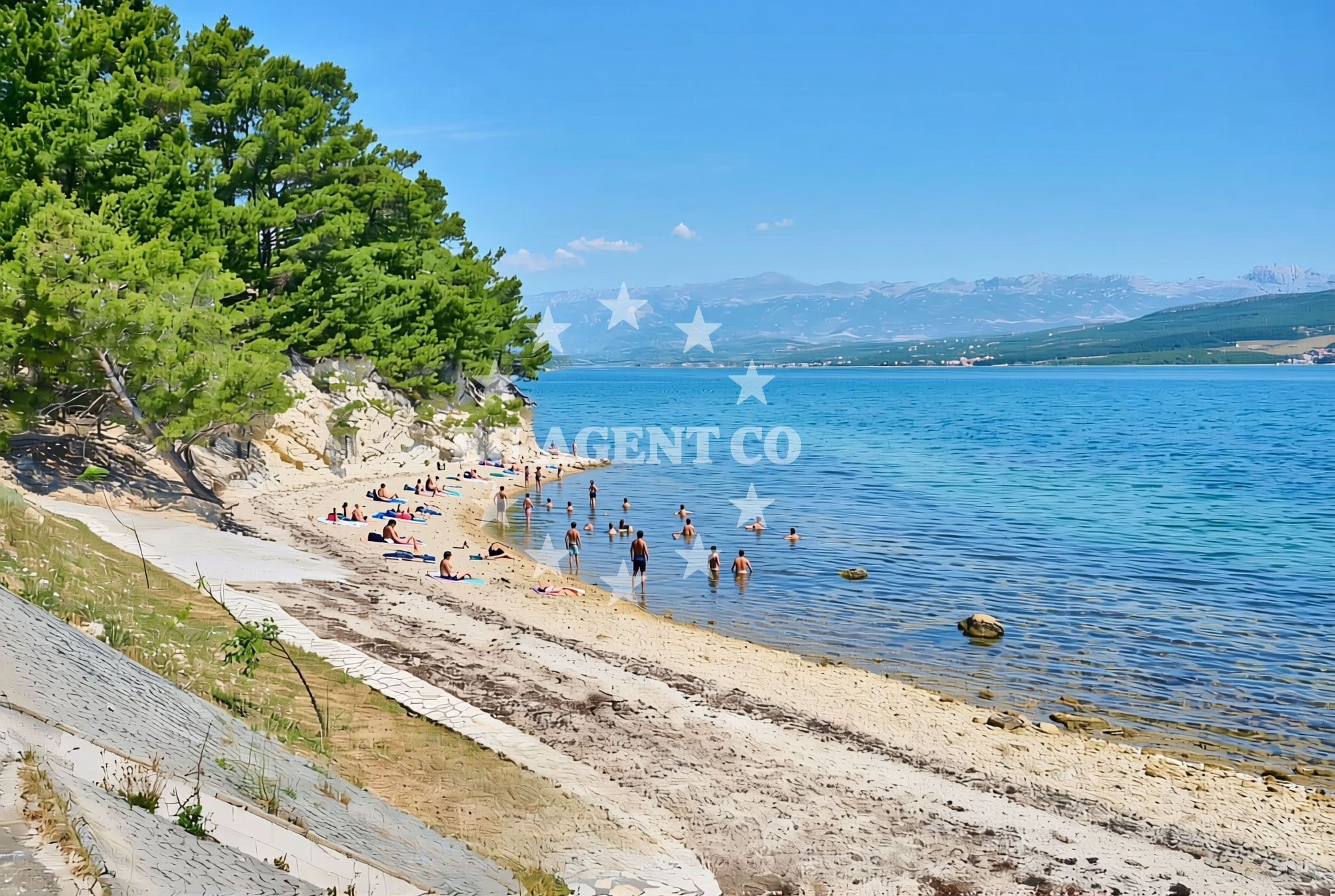 Sea and coastal view of Karin Gornji II in Karin Donji 367, Donji Karin