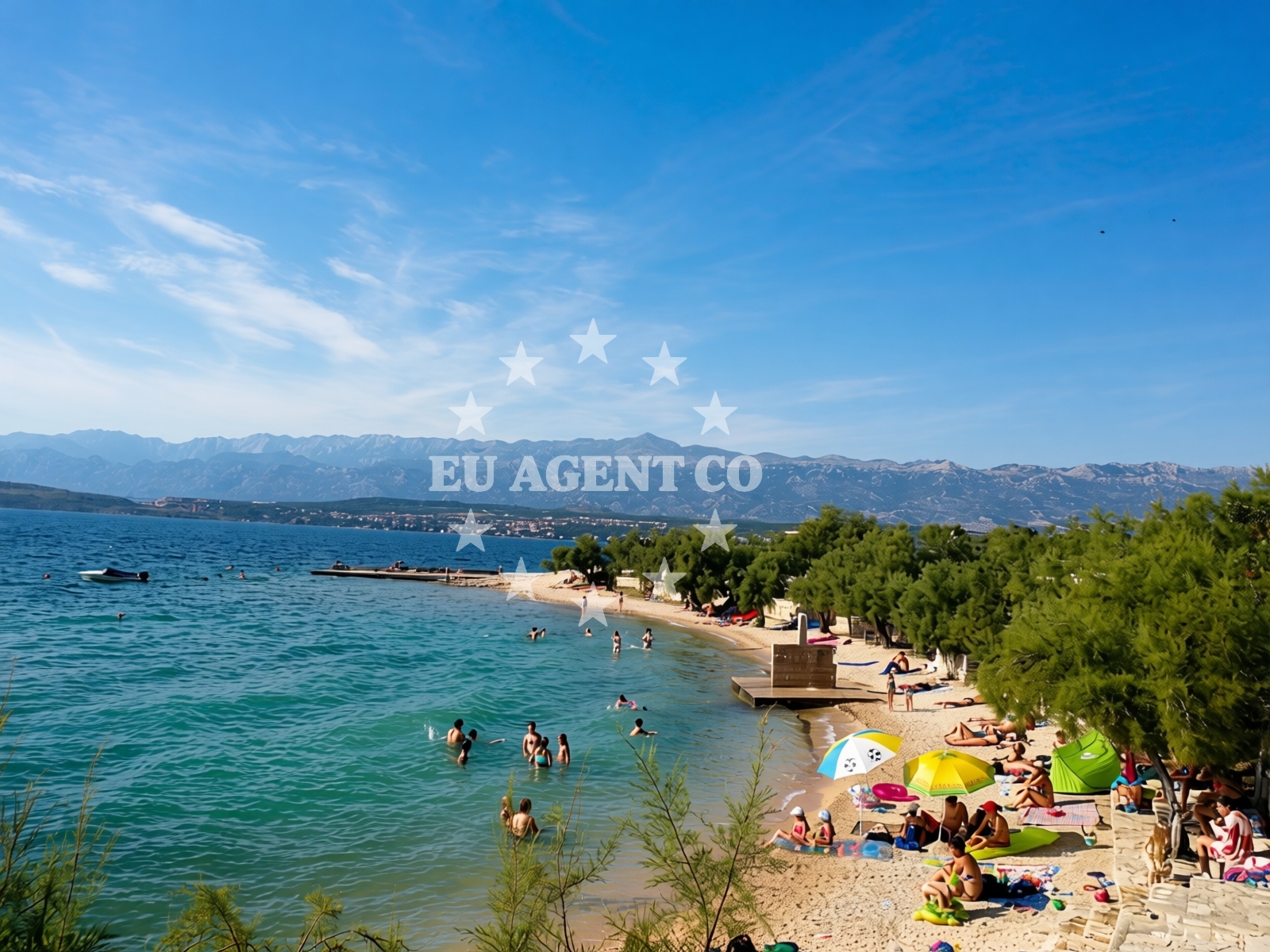 Sea and coastal view of Karinsko more IV in Elizabete Kotromanic 97A, Novigrad Dalmatia