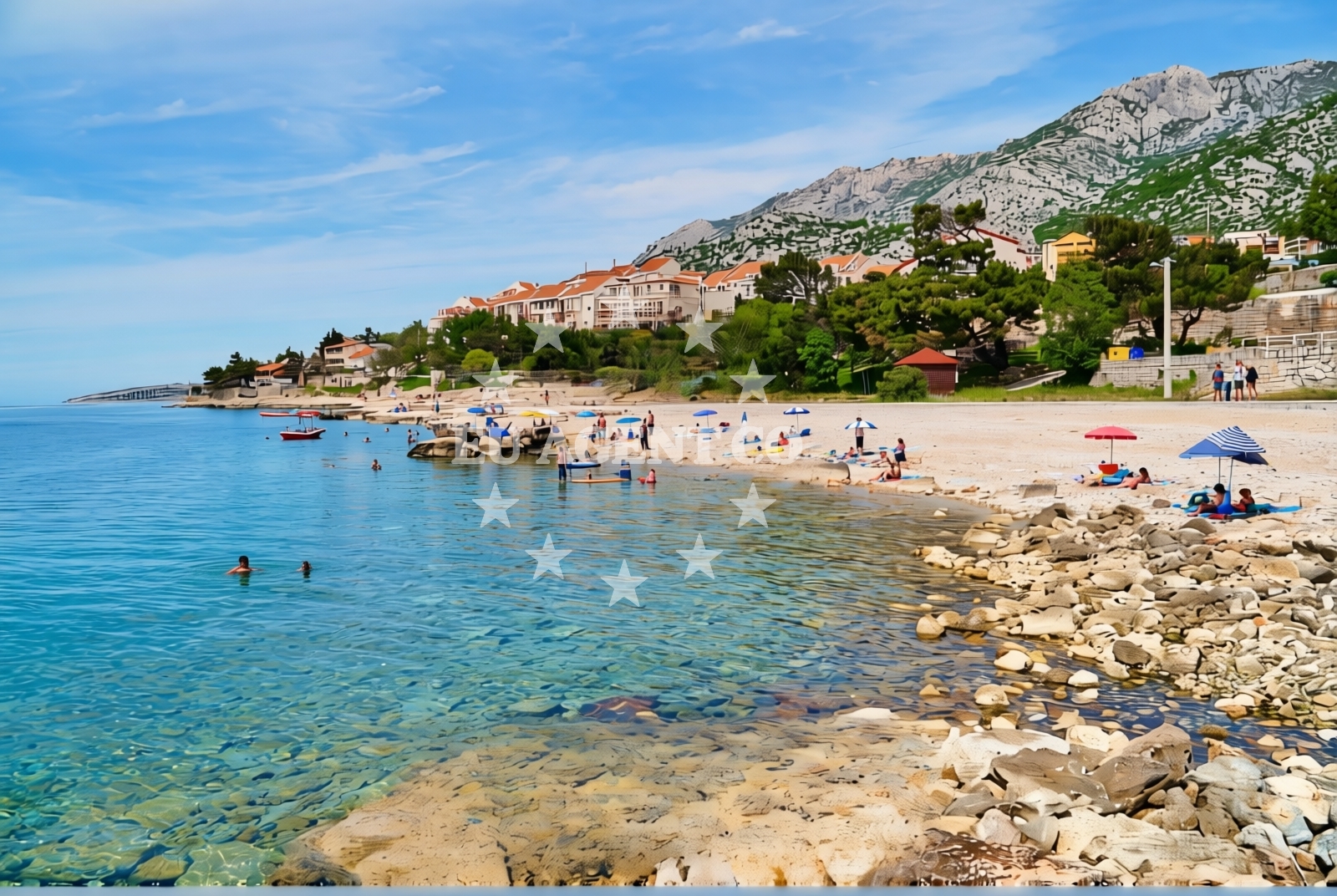 Additional view of Karlobag beach in Varos 19, Karlobag