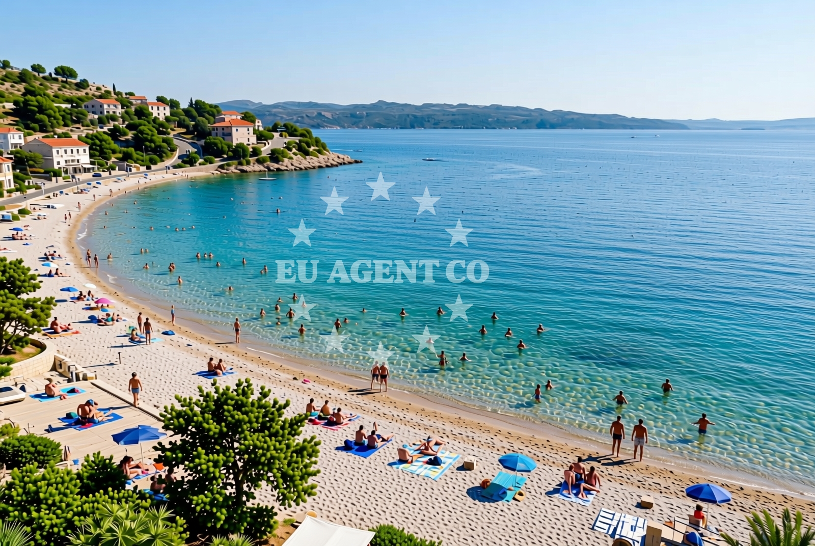 Additional view of Karlobag beach in Varos 19, Karlobag