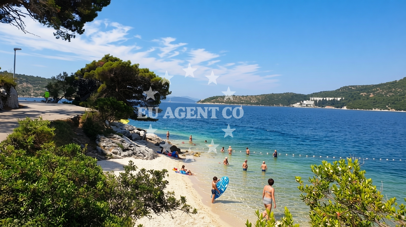 Additional view of Karmelska beach in Banja 1, Slano