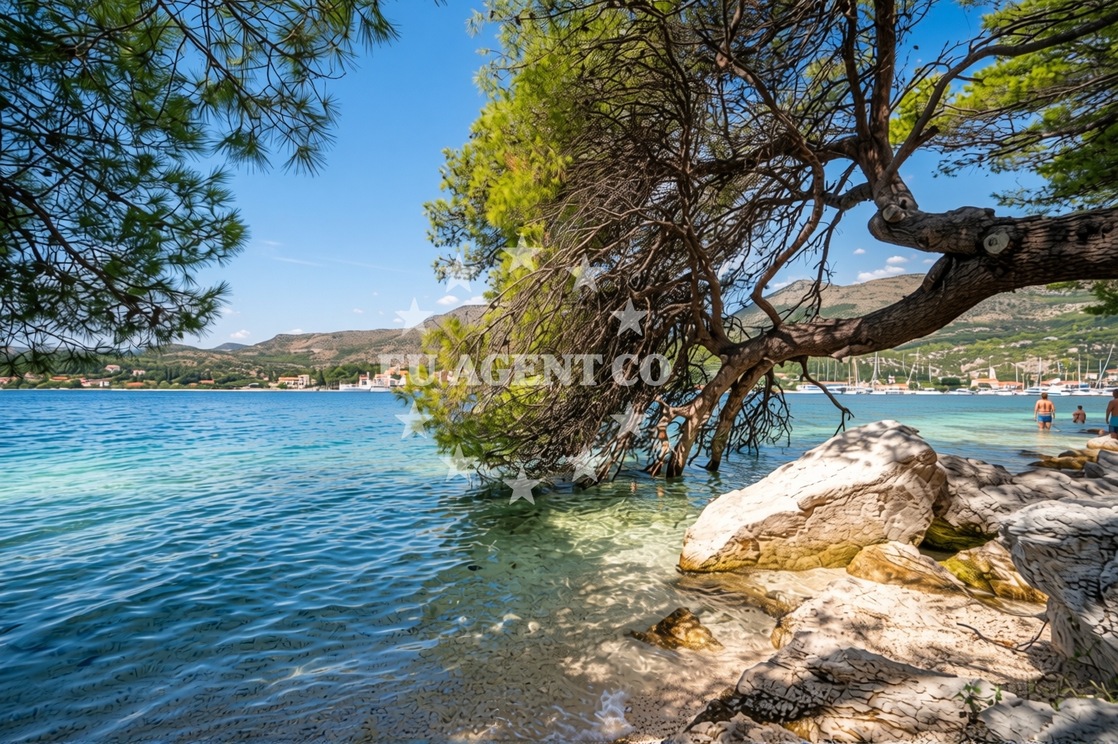 Additional view of Karmelska beach in Banja 1, Slano