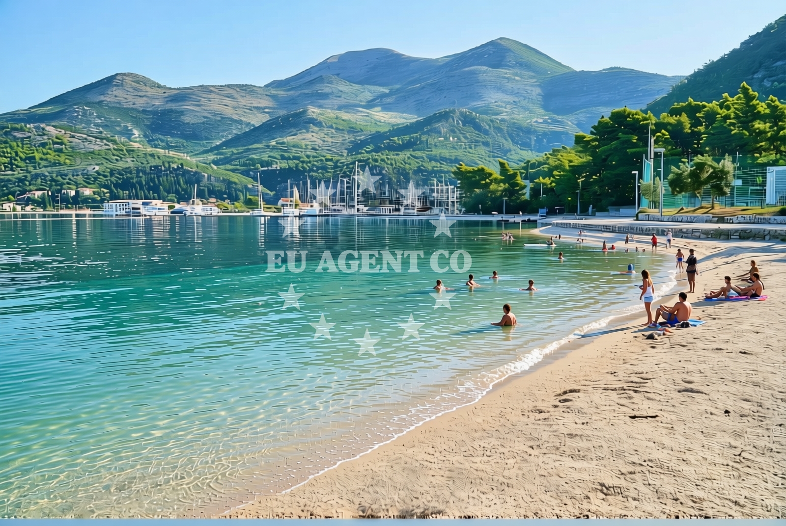 Additional view of Karmelska beach in Banja 1, Slano