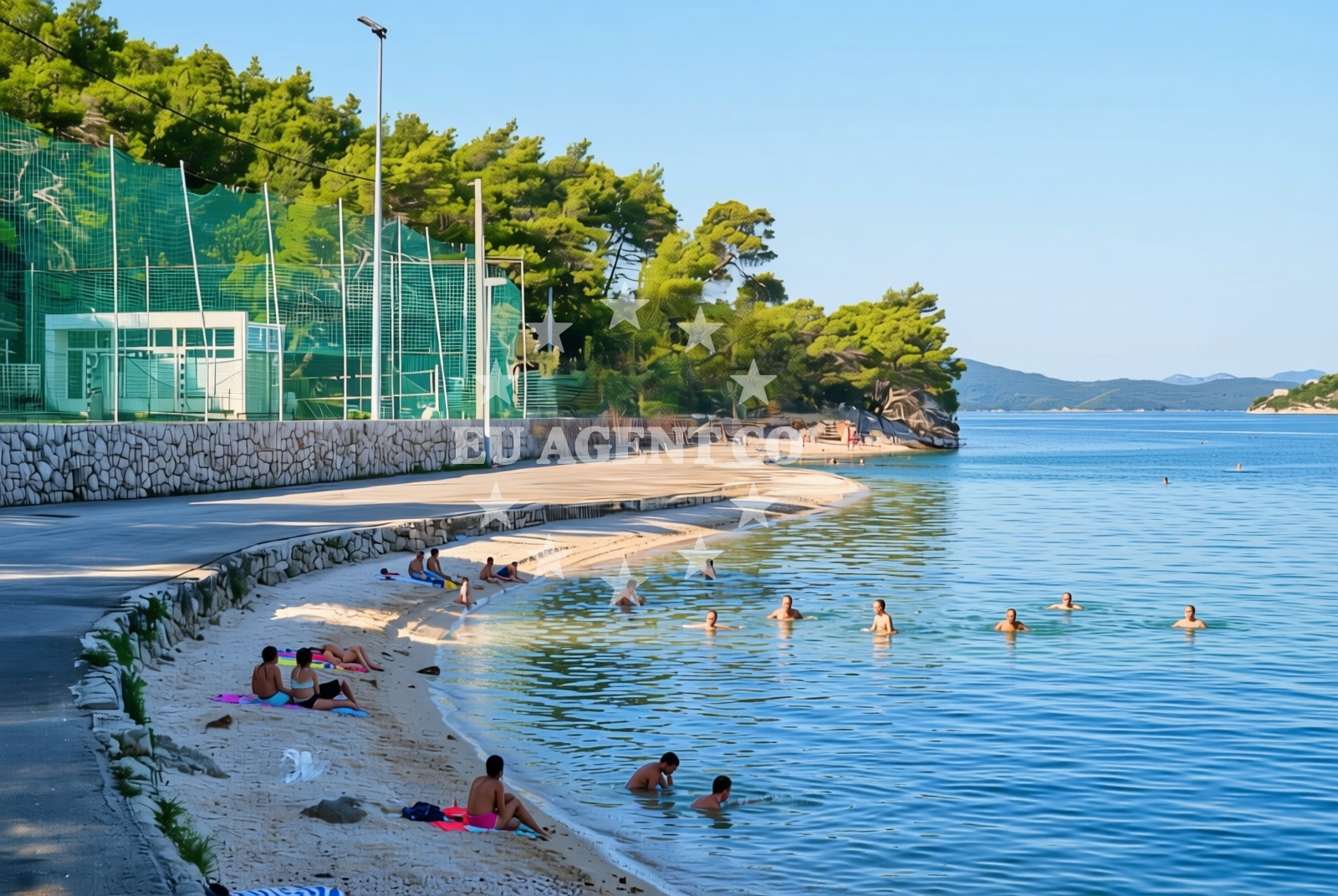 Additional view of Karmelska beach in Banja 1, Slano