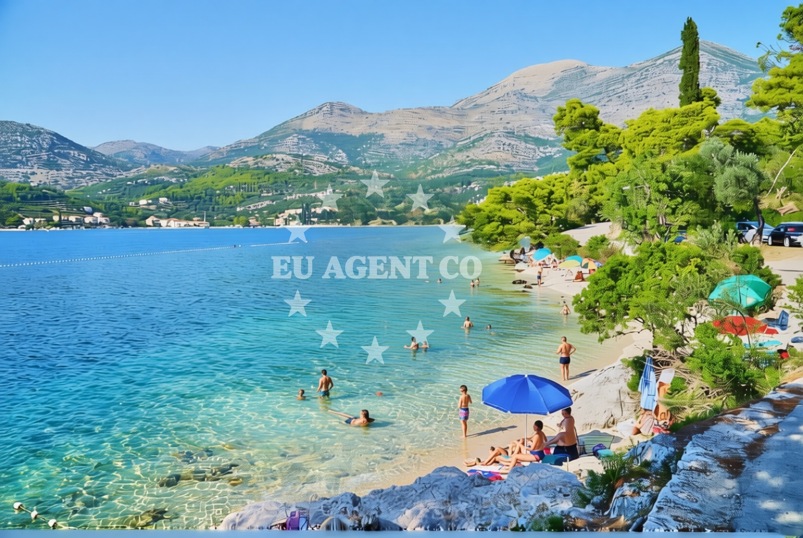 Additional view of Karmelska beach in Banja 1, Slano