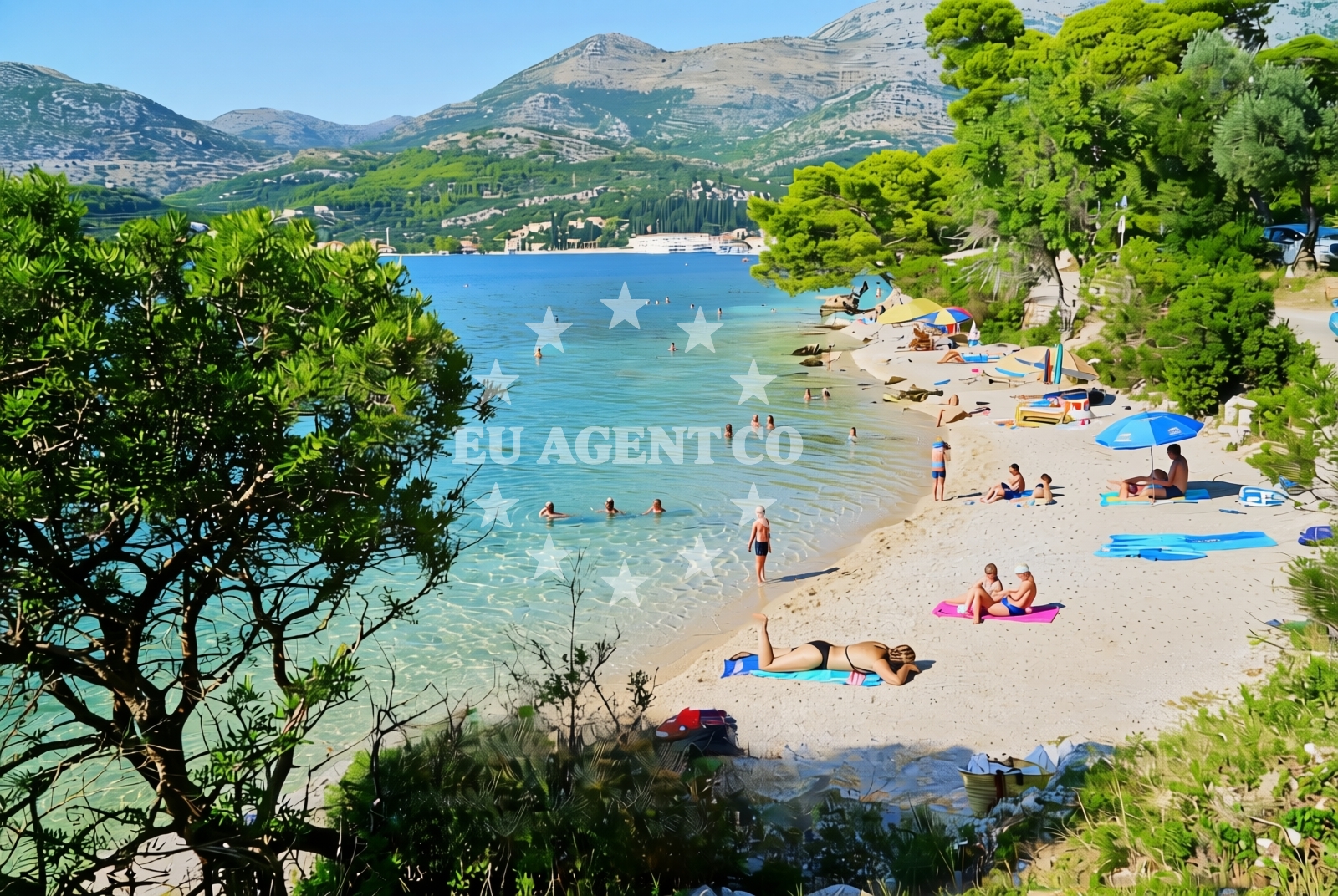 Additional view of Karmelska beach in Banja 1, Slano