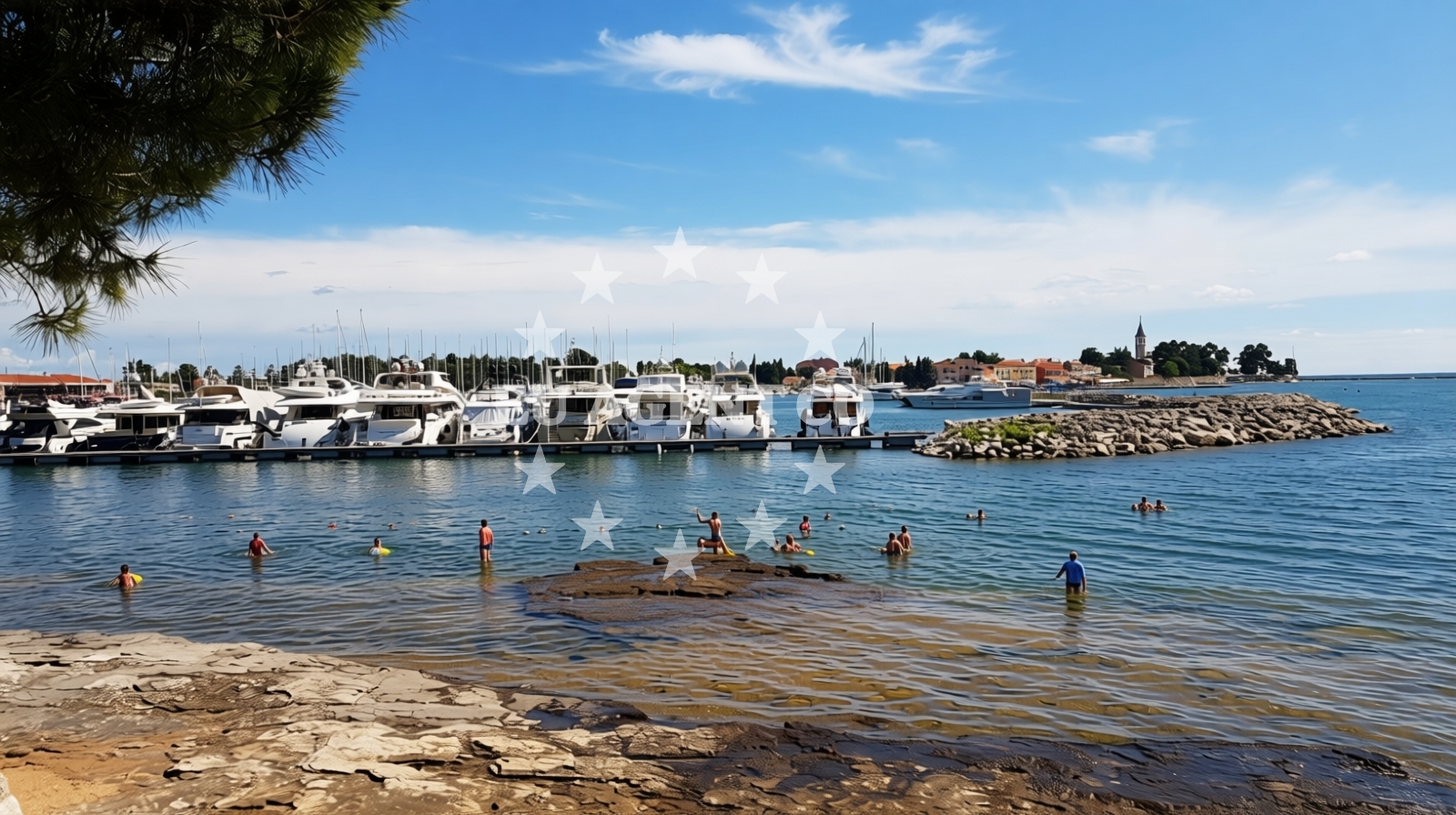 Additional view of Karpinjan beach in Eugena Kumičića 27, Novigrad Istria