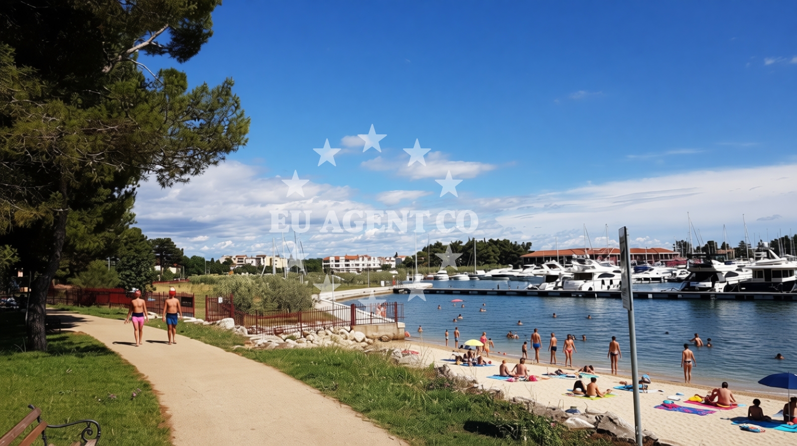 Additional view of Karpinjan beach in Eugena Kumičića 27, Novigrad Istria