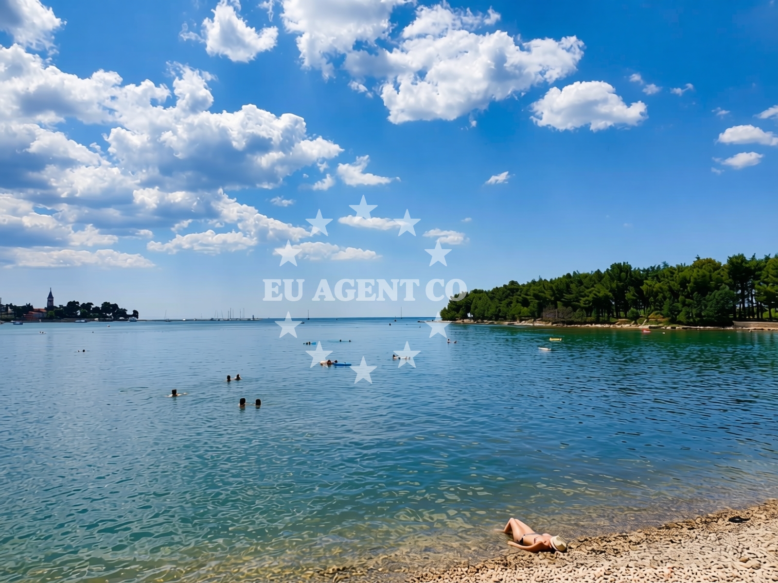 Additional view of Karpinjan beach in Eugena Kumičića 27, Novigrad Istria