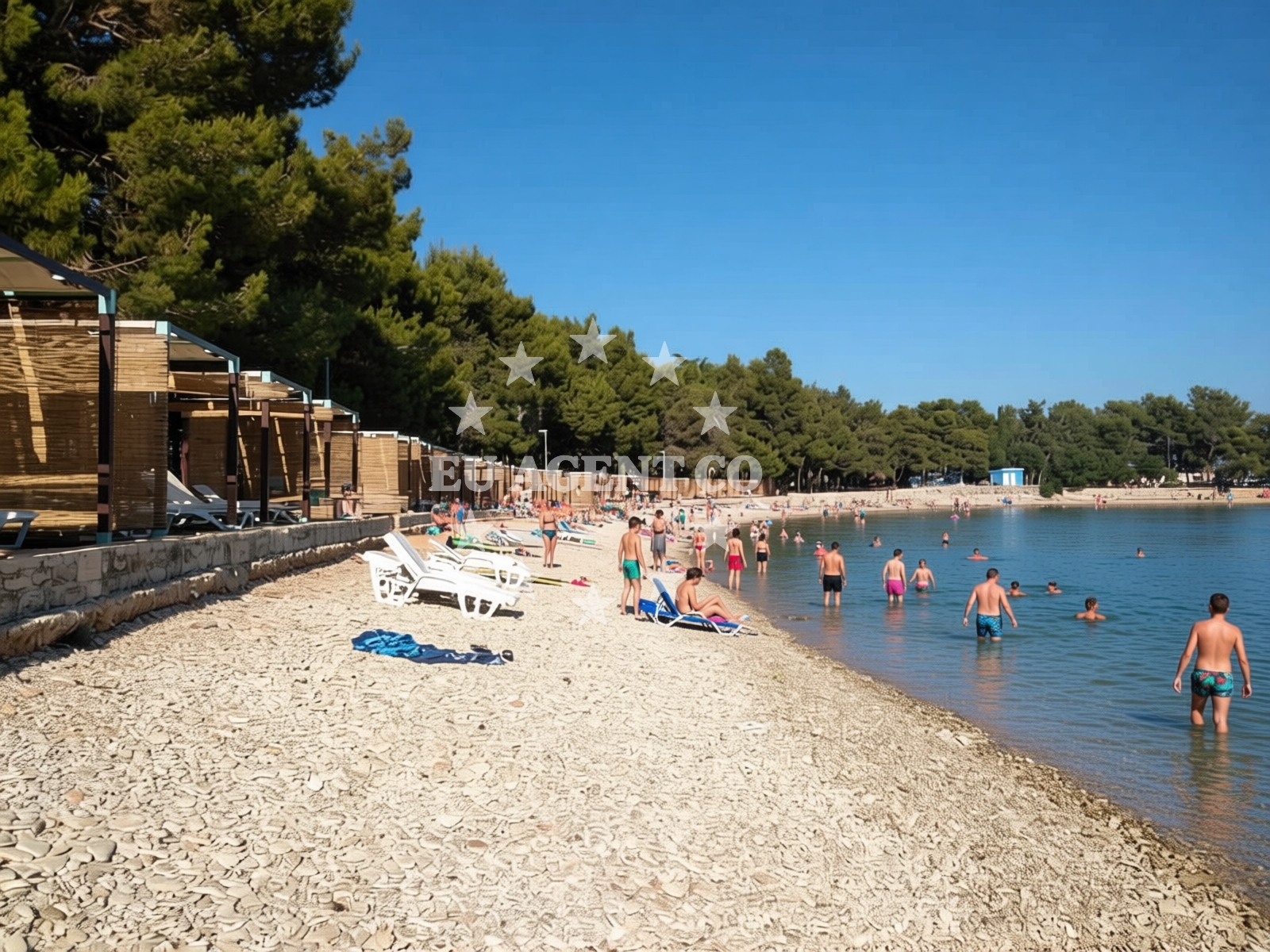 Additional view of Karpinjan beach in Eugena Kumičića 27, Novigrad Istria