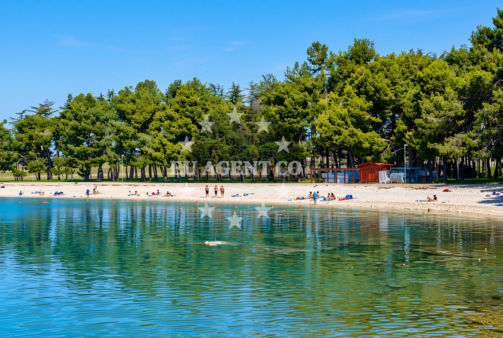 Additional view of Karpinjan beach in Eugena Kumičića 27, Novigrad Istria