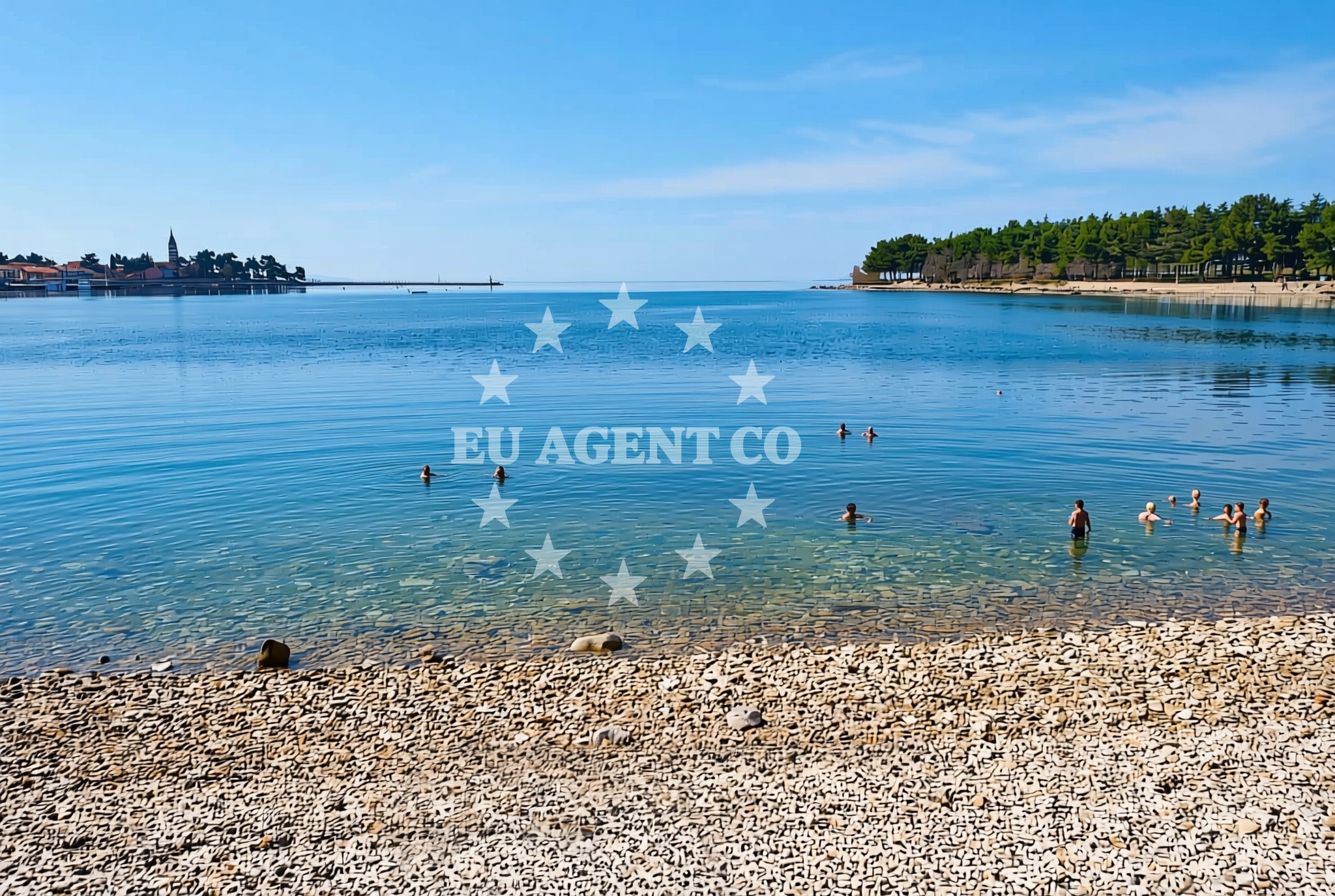 Additional view of Karpinjan beach in Eugena Kumičića 27, Novigrad Istria