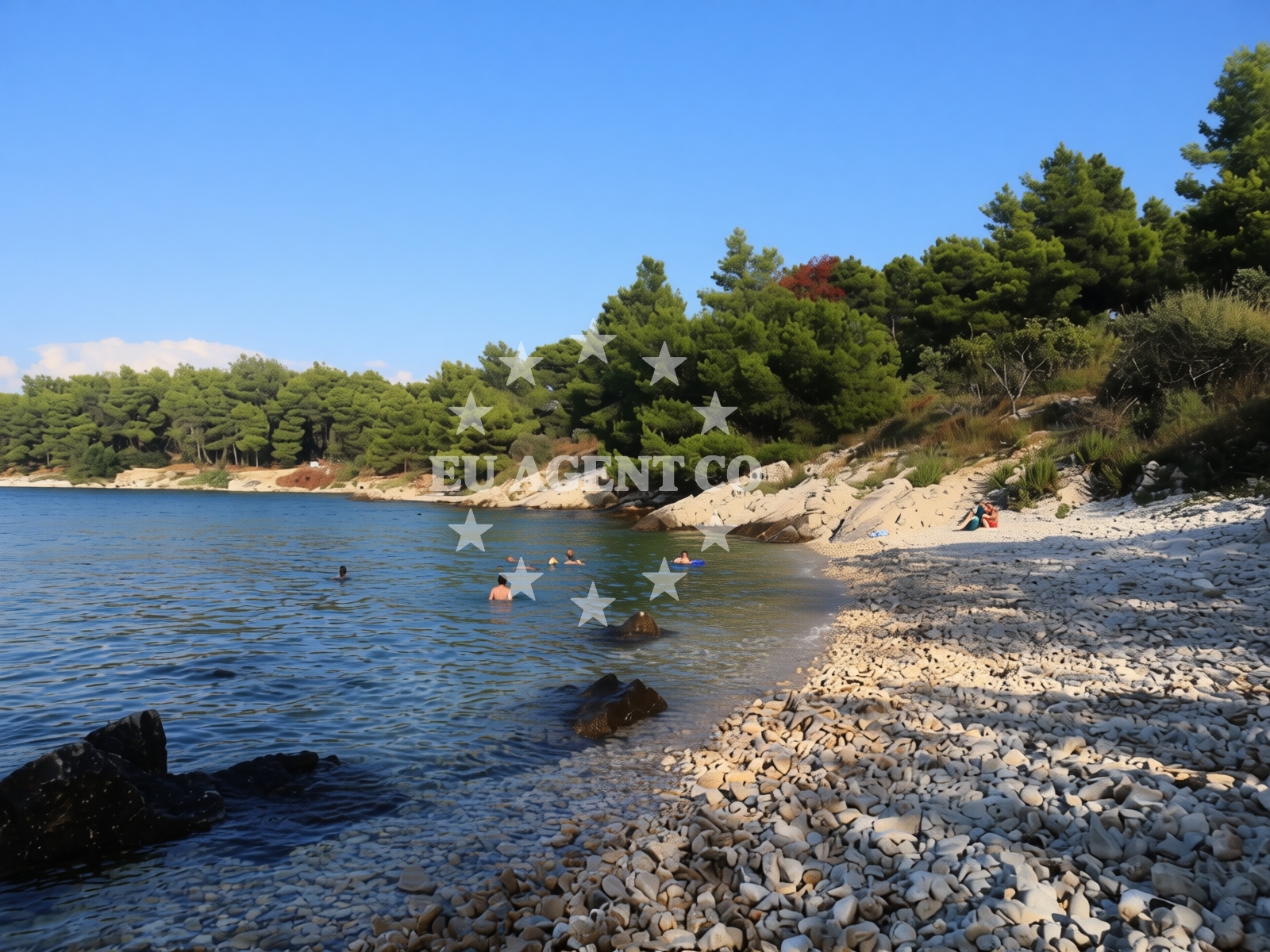 Additional view of Karyna beach in Zvonimirova obala 96, Slatine
