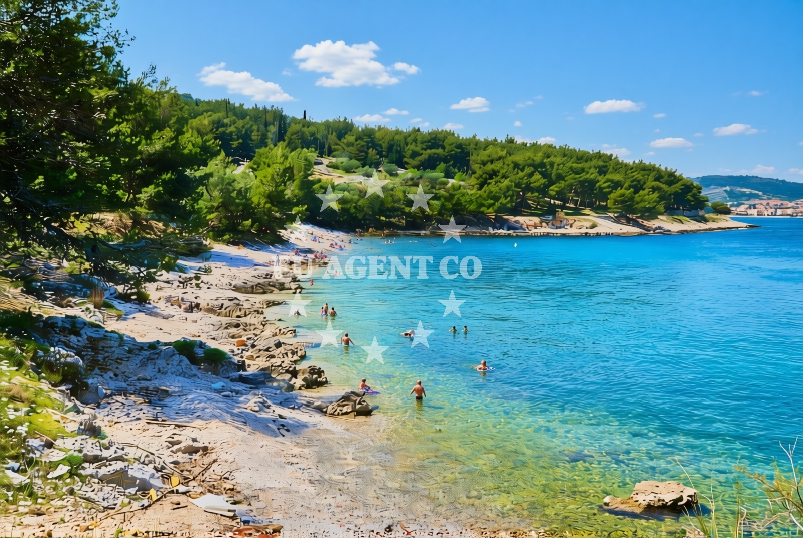 Additional view of Karyna beach in Zvonimirova obala 96, Slatine