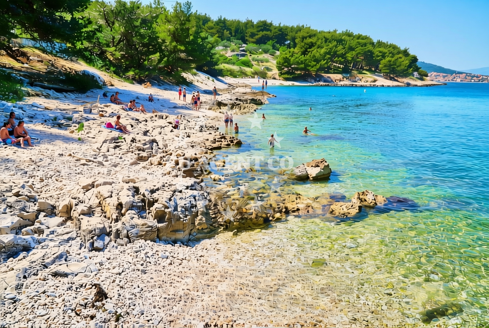 Additional view of Karyna beach in Zvonimirova obala 96, Slatine