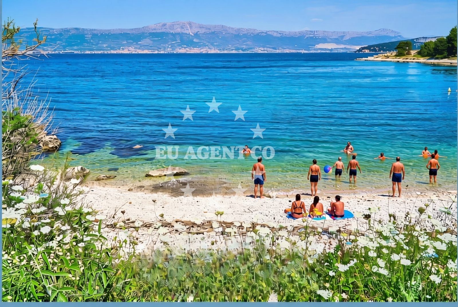 Additional view of Karyna beach in Zvonimirova obala 96, Slatine