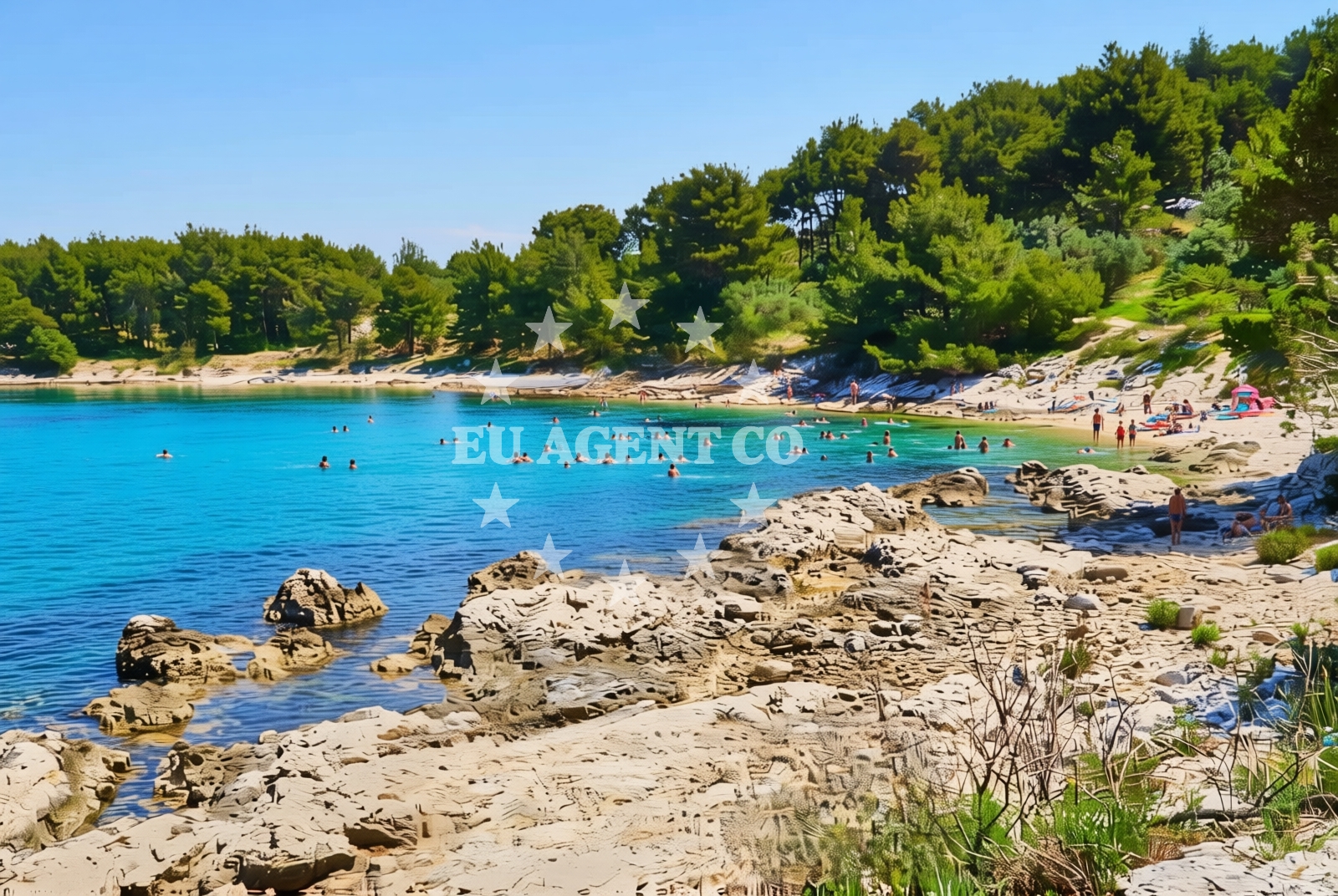 Additional view of Karyna beach in Zvonimirova obala 96, Slatine