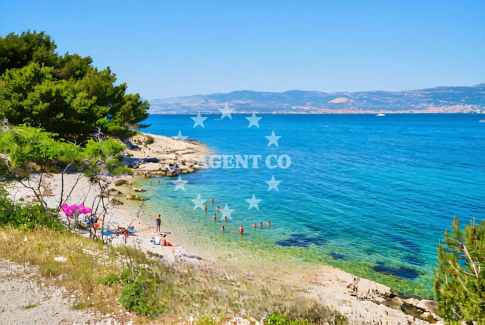 Additional view of Karyna beach in Zvonimirova obala 96, Slatine