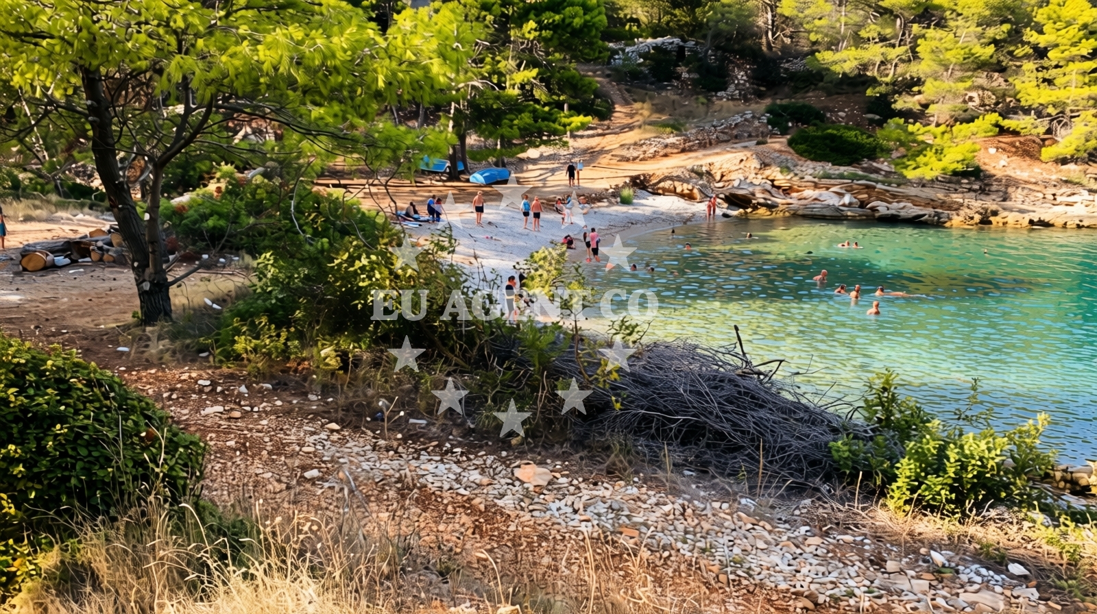 Additional view of Kasjun beach in Stari put 46, Rogač