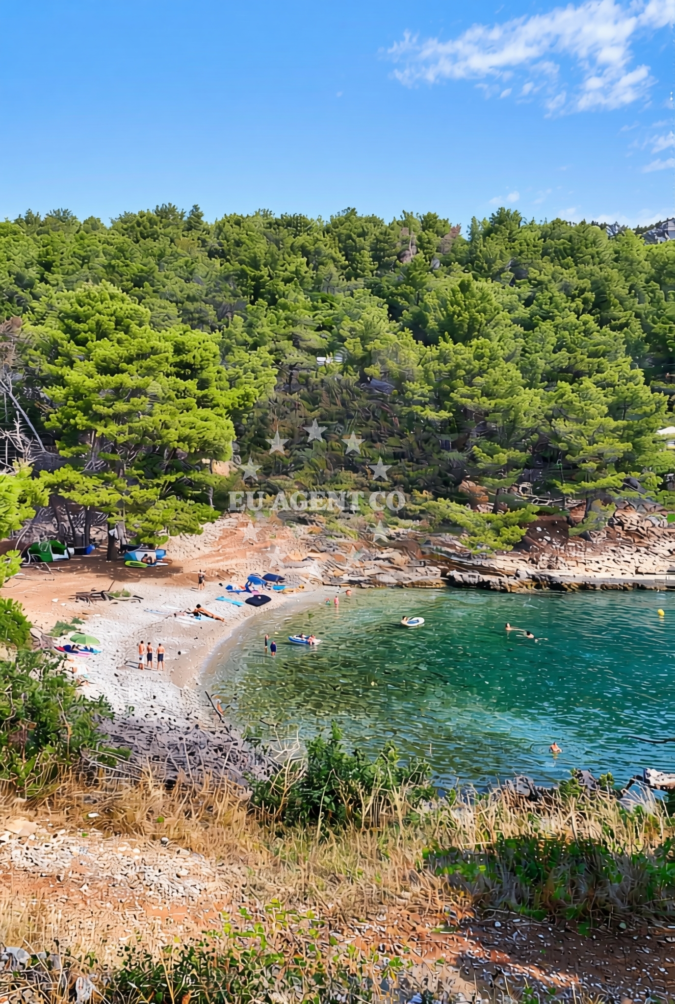 Additional view of Kasjun beach in Stari put 46, Rogač