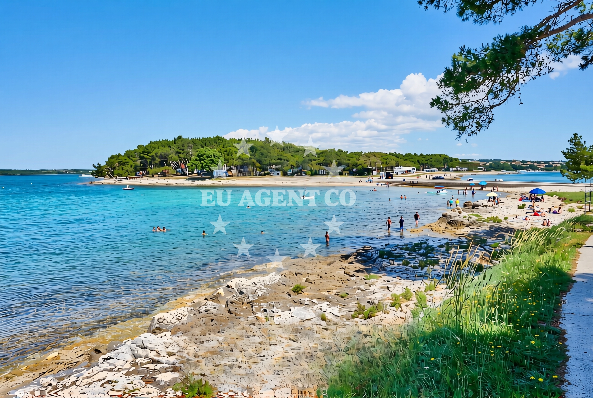 Additional view of Kašteja jug, Medulin Beach in Kašteja jug