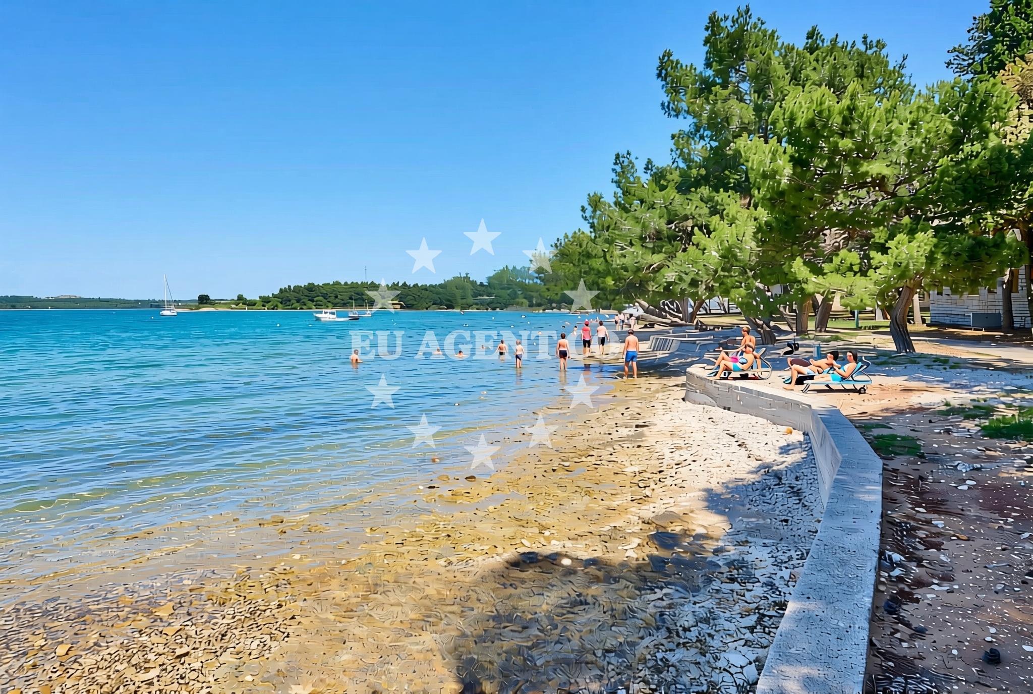 Additional view of Kašteja zapad, Medulin Beach in Kašteja zapad