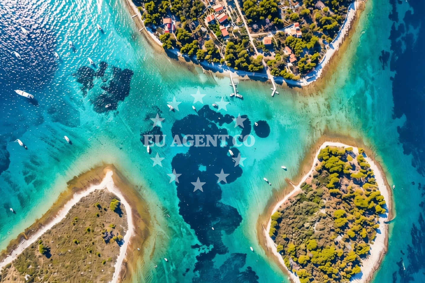 Sea and coastal view of Kastel Gomilica beach in Cesta Dr. Franje Tuđmana 488, Kaštela