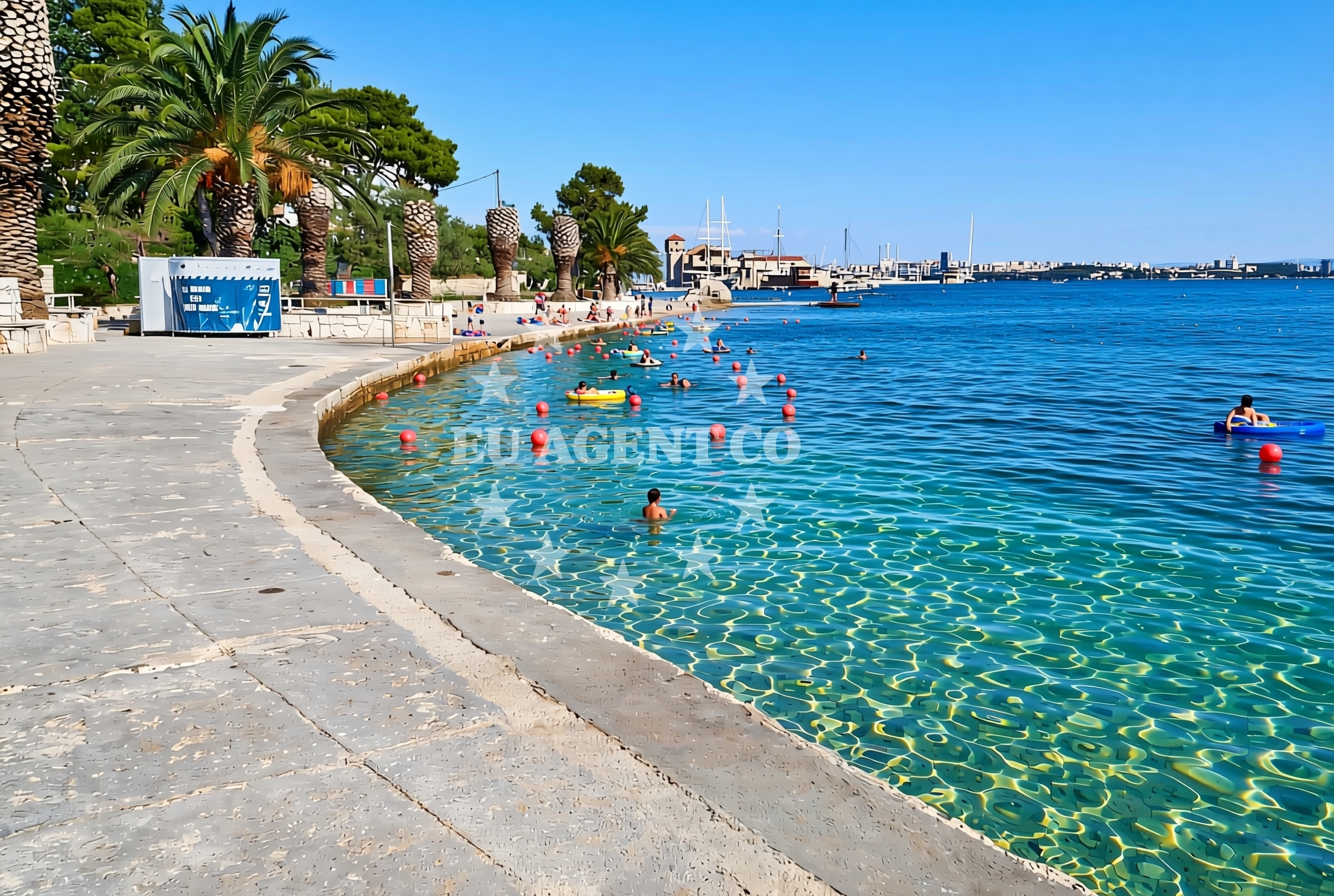 Additional view of Kastel Gomilica beach in Cesta Dr. Franje Tuđmana 488, Kaštela