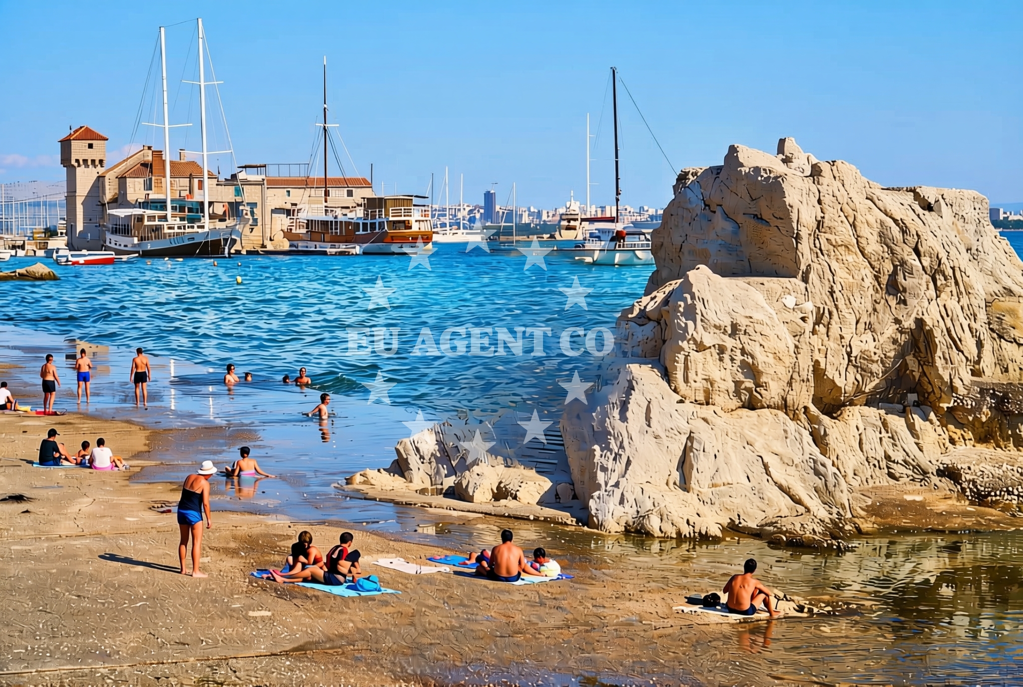 Additional view of Kastel Gomilica beach in Cesta Dr. Franje Tuđmana 488, Kaštela