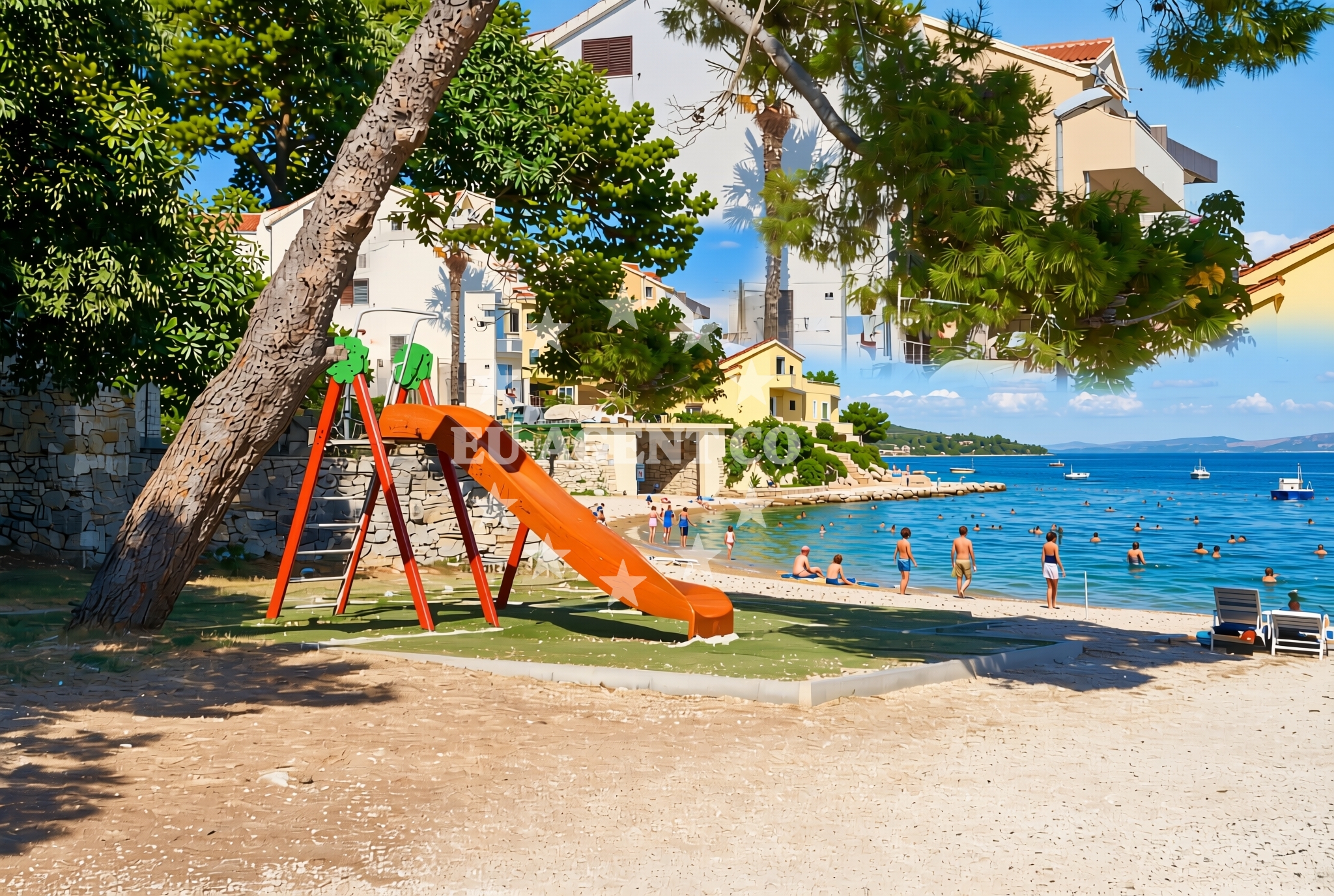Additional view of Kaštel Gomilica: beaches and coves (2) in Kaštel Gomilica