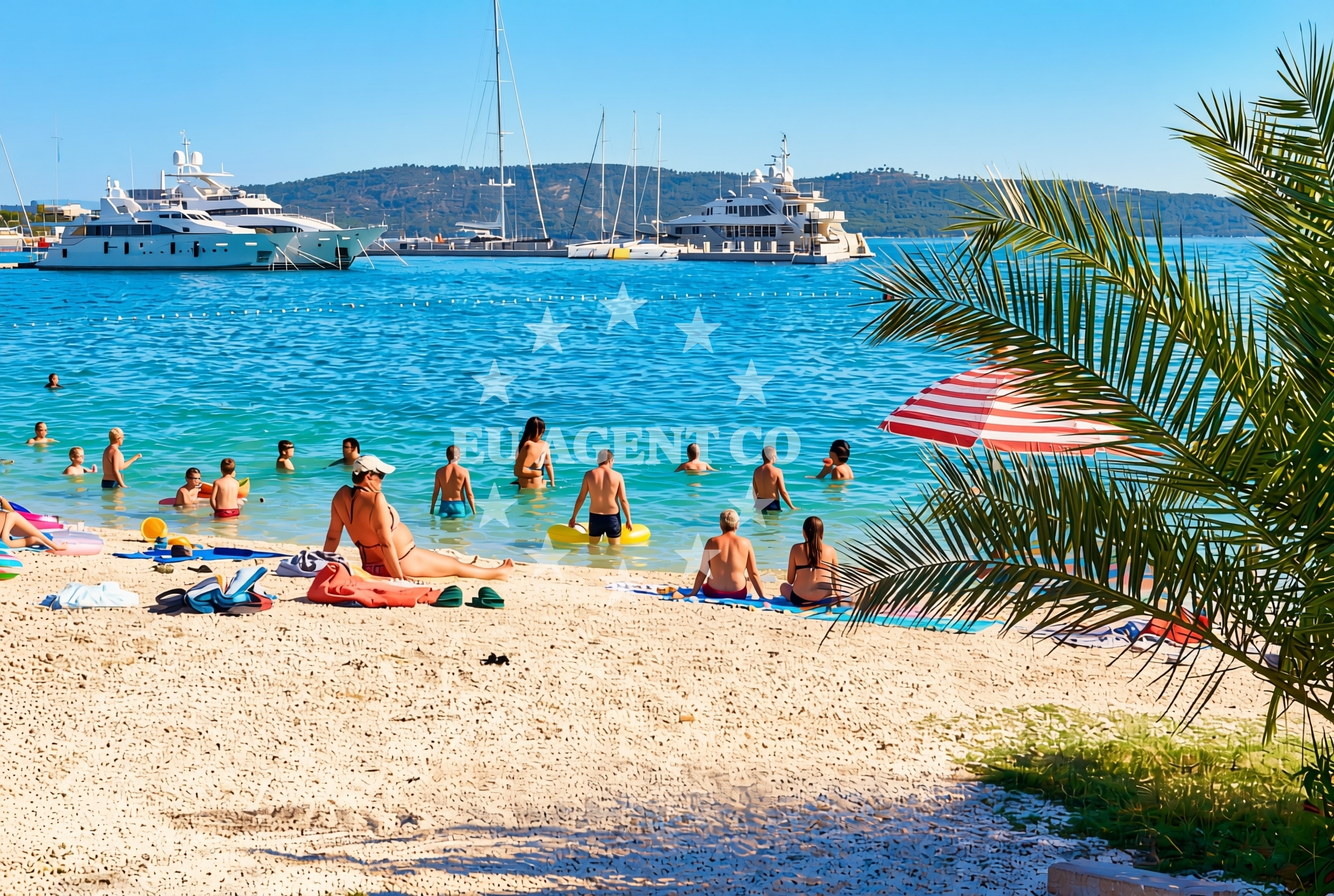 Additional view of Kaštel Gomilica: beaches and coves (2) in Kaštel Gomilica