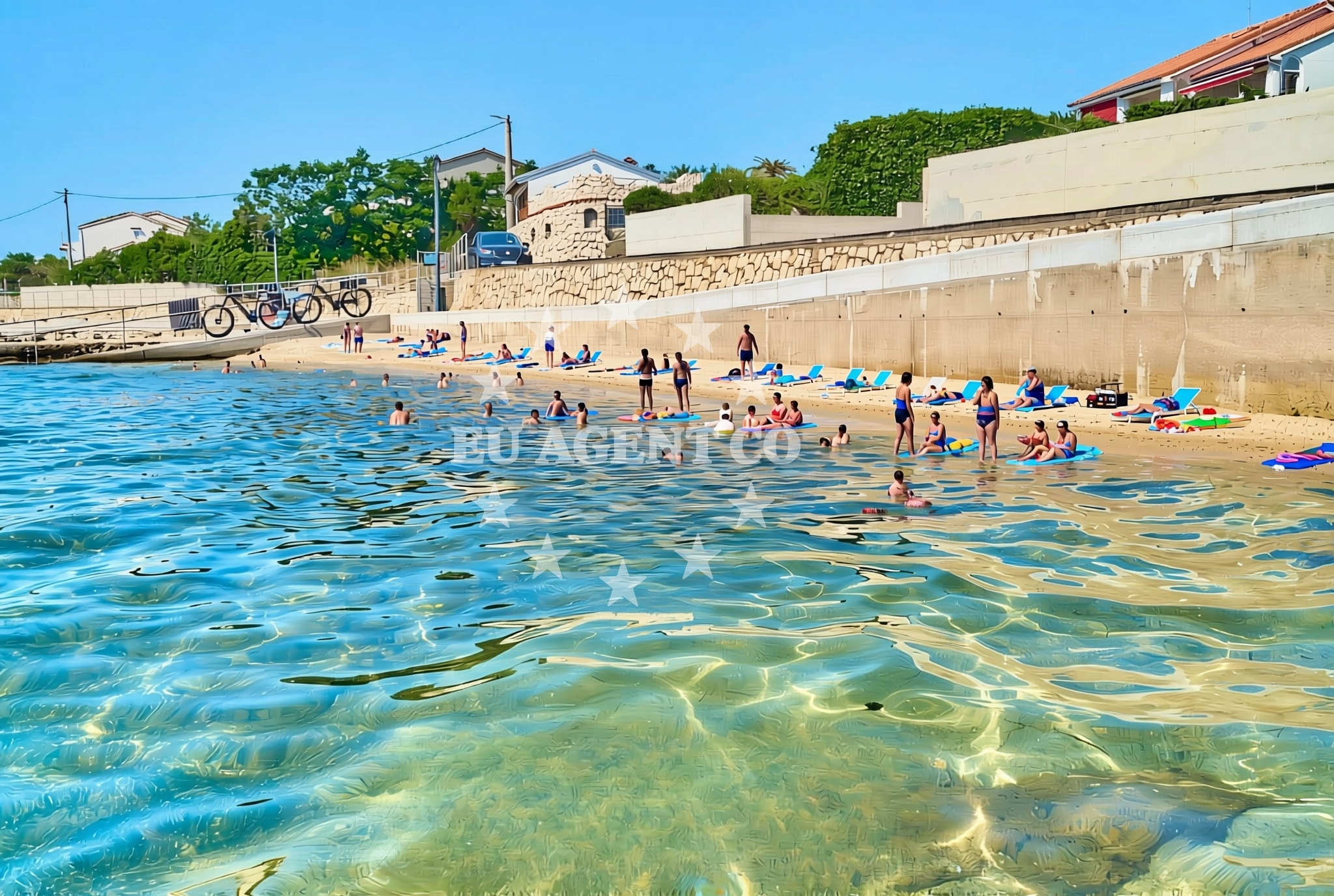 Additional view of Kaštel istok, Barbat na Rabu (Rab) Beach in Kaštel istok