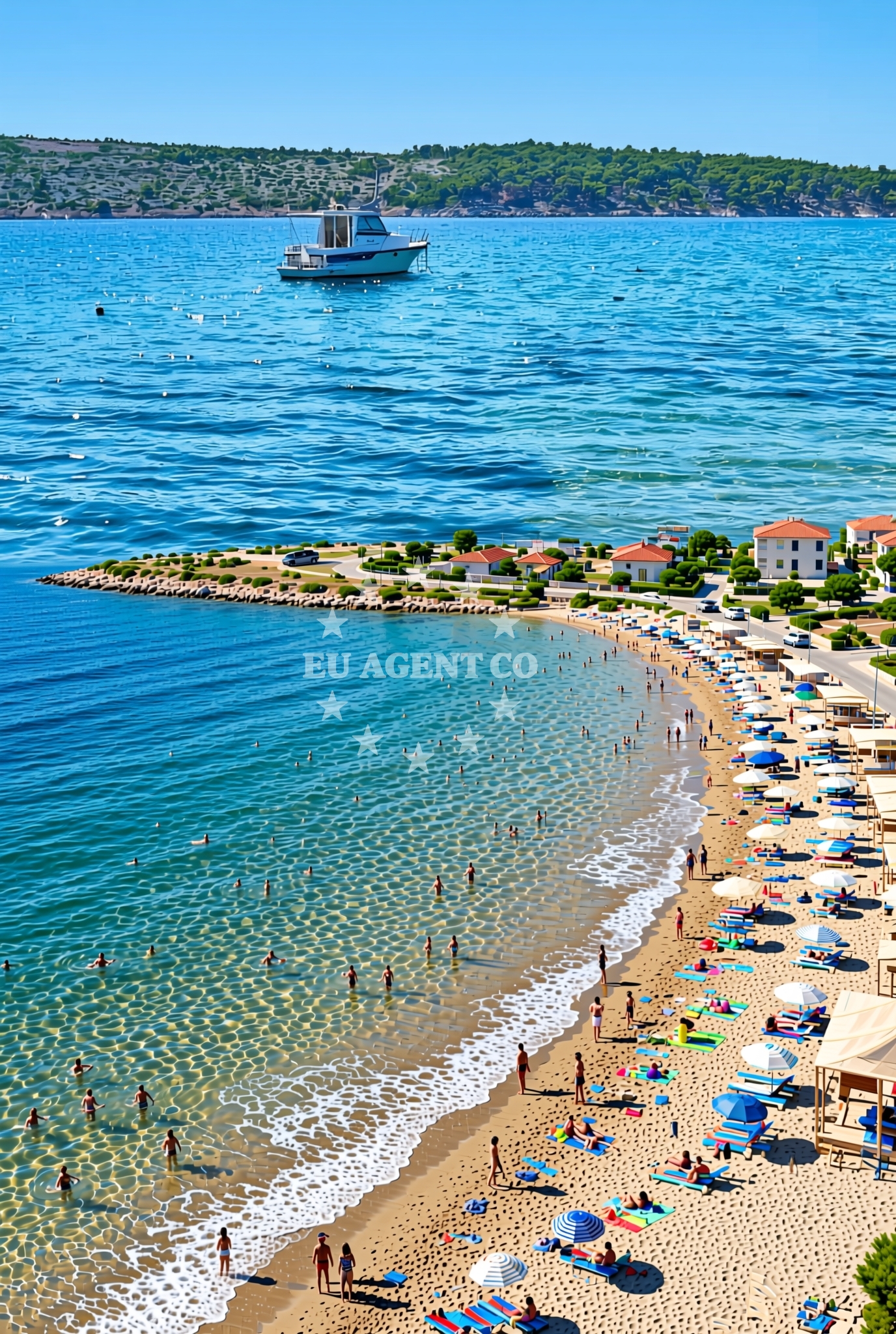 Additional view of Kaštel istok, Barbat na Rabu (Rab) Beach in Kaštel istok