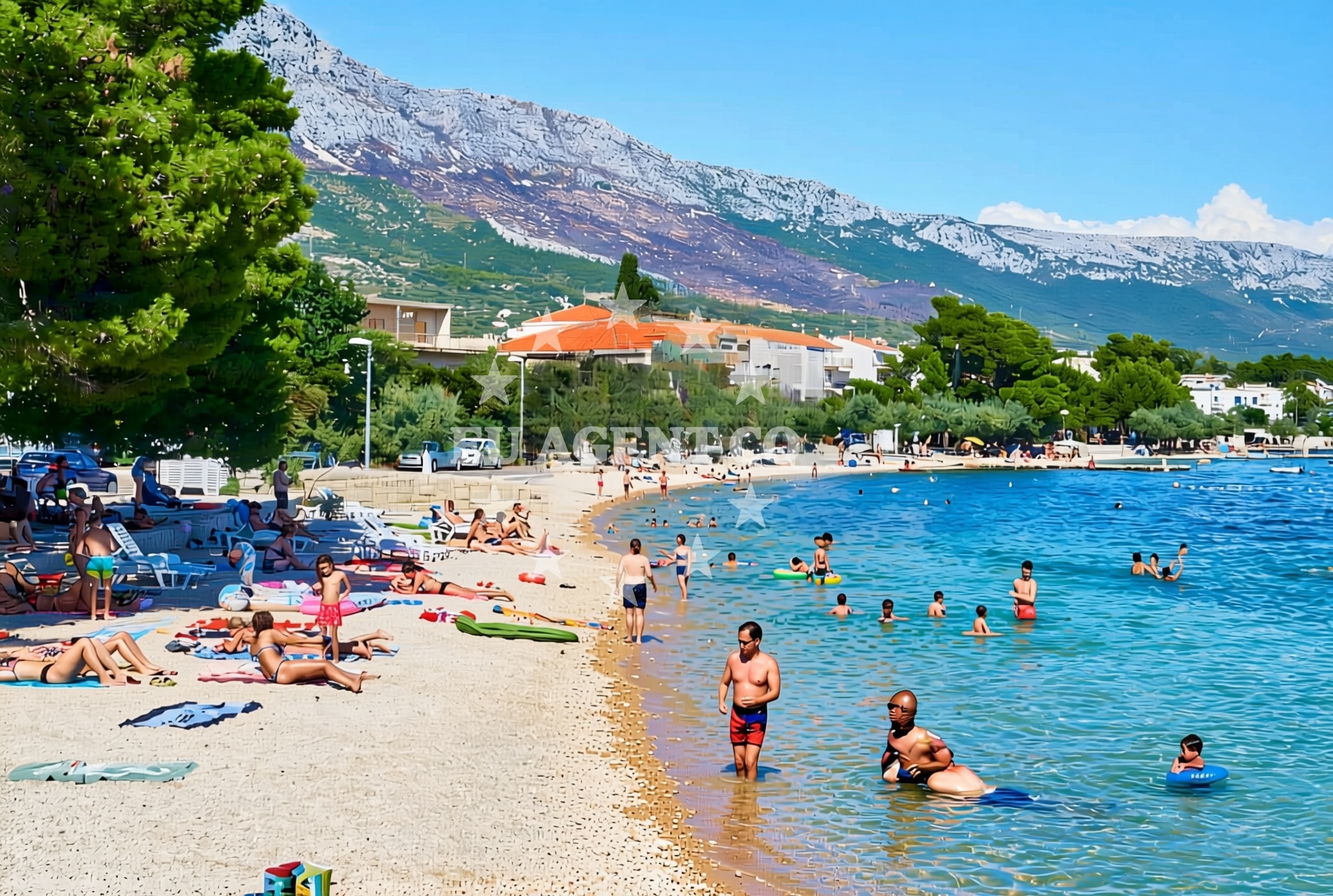 Overview of Kaštel Kambelovac: beaches and coves (7) in Kaštel Kambelovac