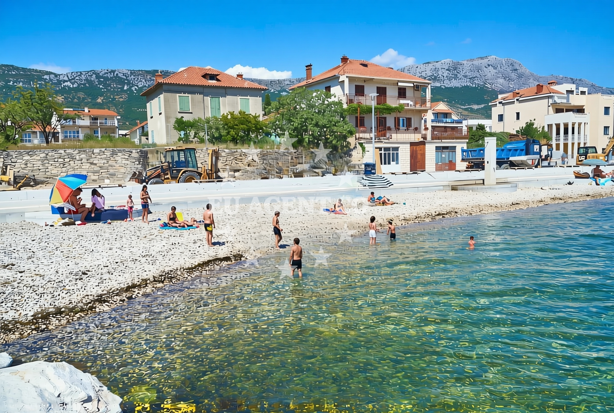 Additional view of Kaštel Lukšić: beaches and coves (5) in Kaštel Lukšić