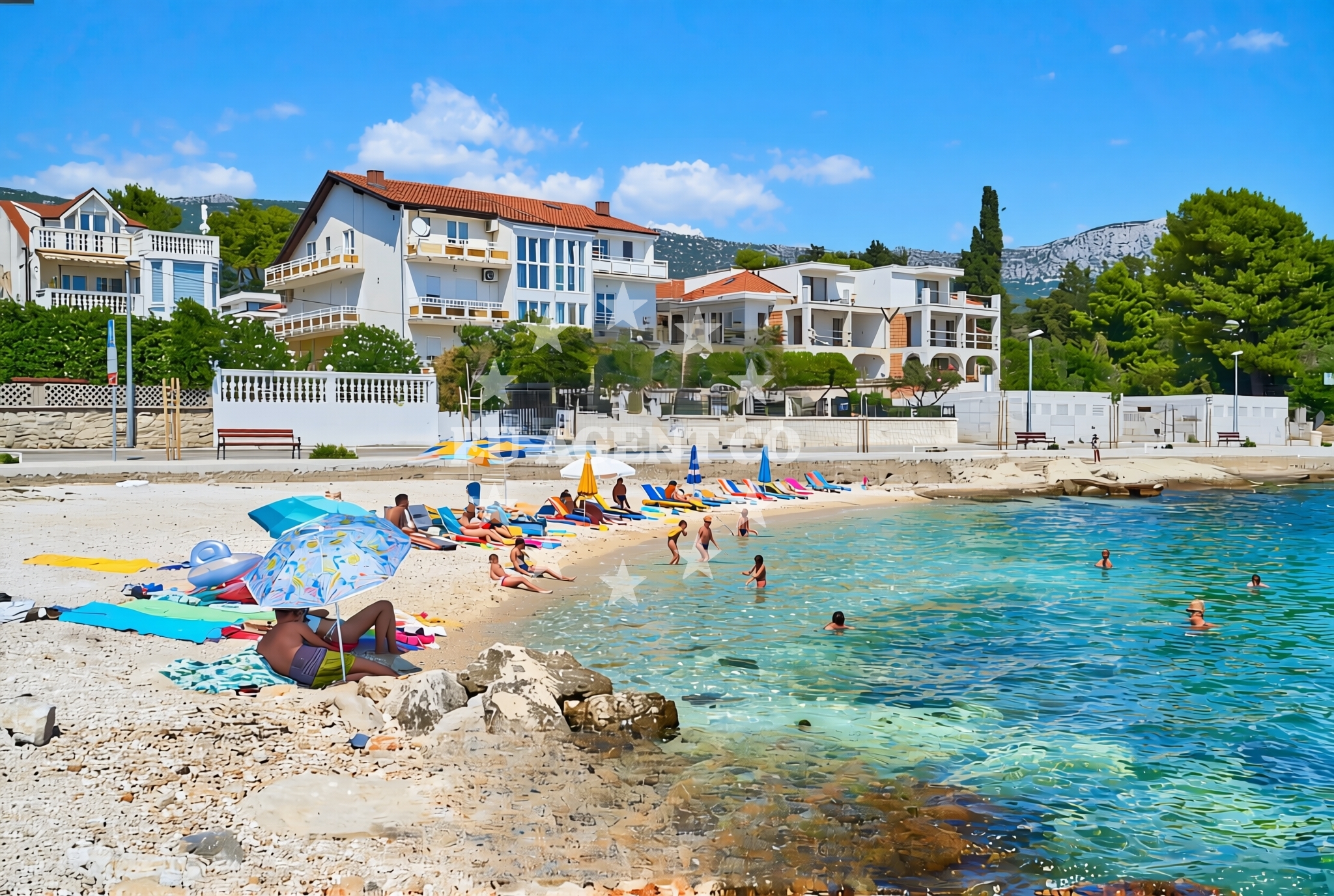 Additional view of Kaštel Stari: beaches and coves (4) in Kaštel Stari