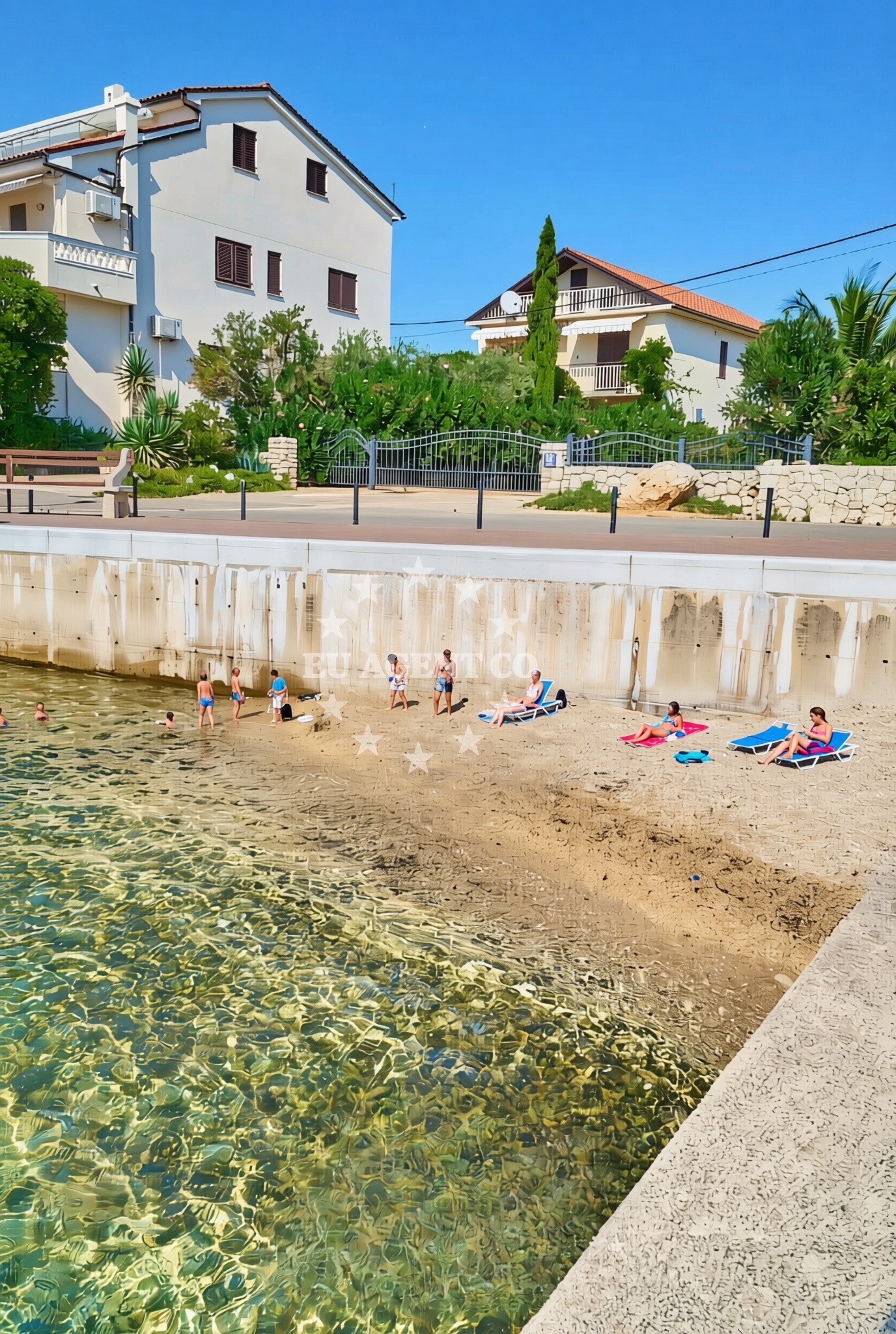 Additional view of Kaštel zapad, Barbat na Rabu (Rab) Beach in Kaštel zapad