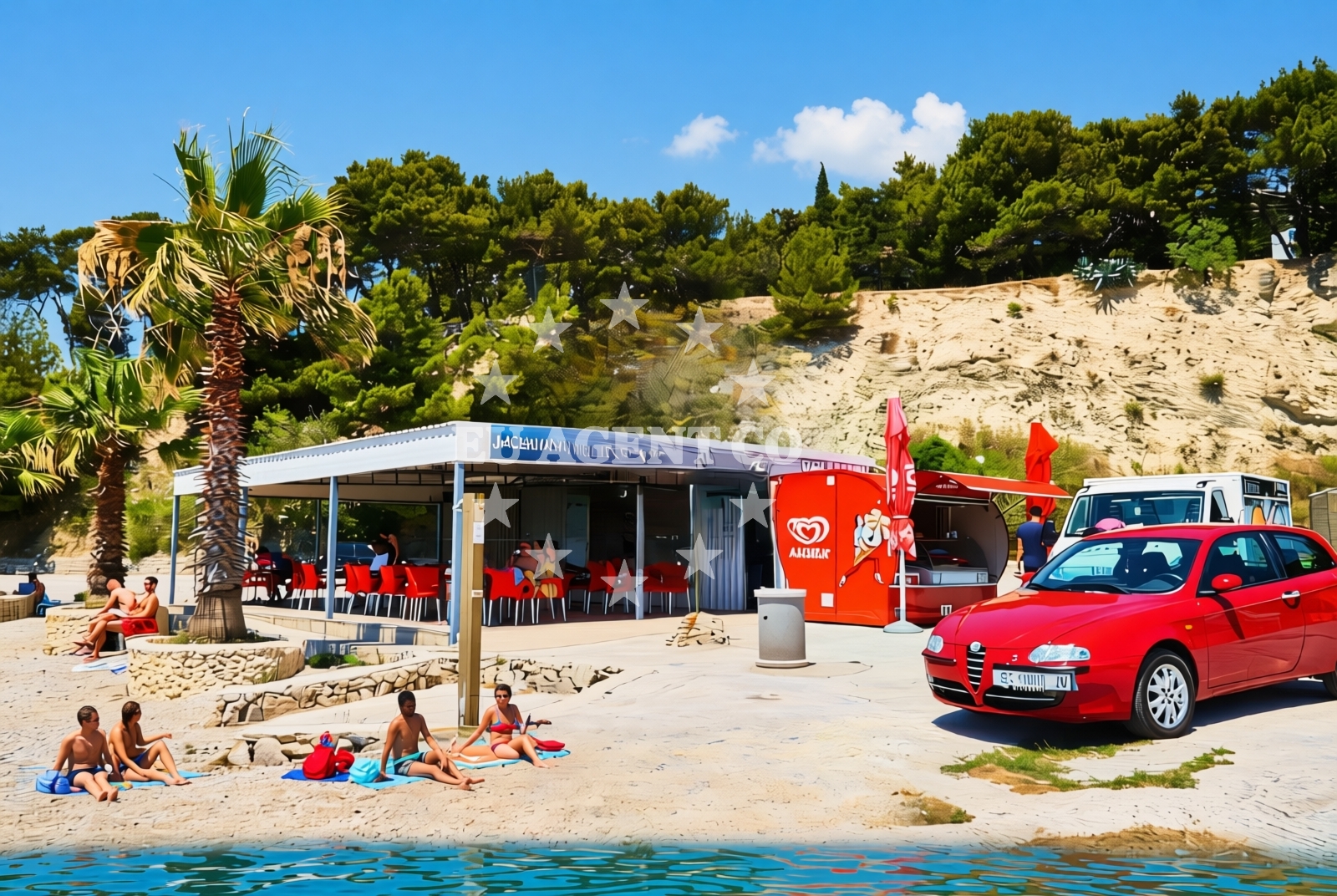 Additional view of Kaštelet (Obojena svjetlost), Split Beach in Kaštelet (Obojena svjetlost)