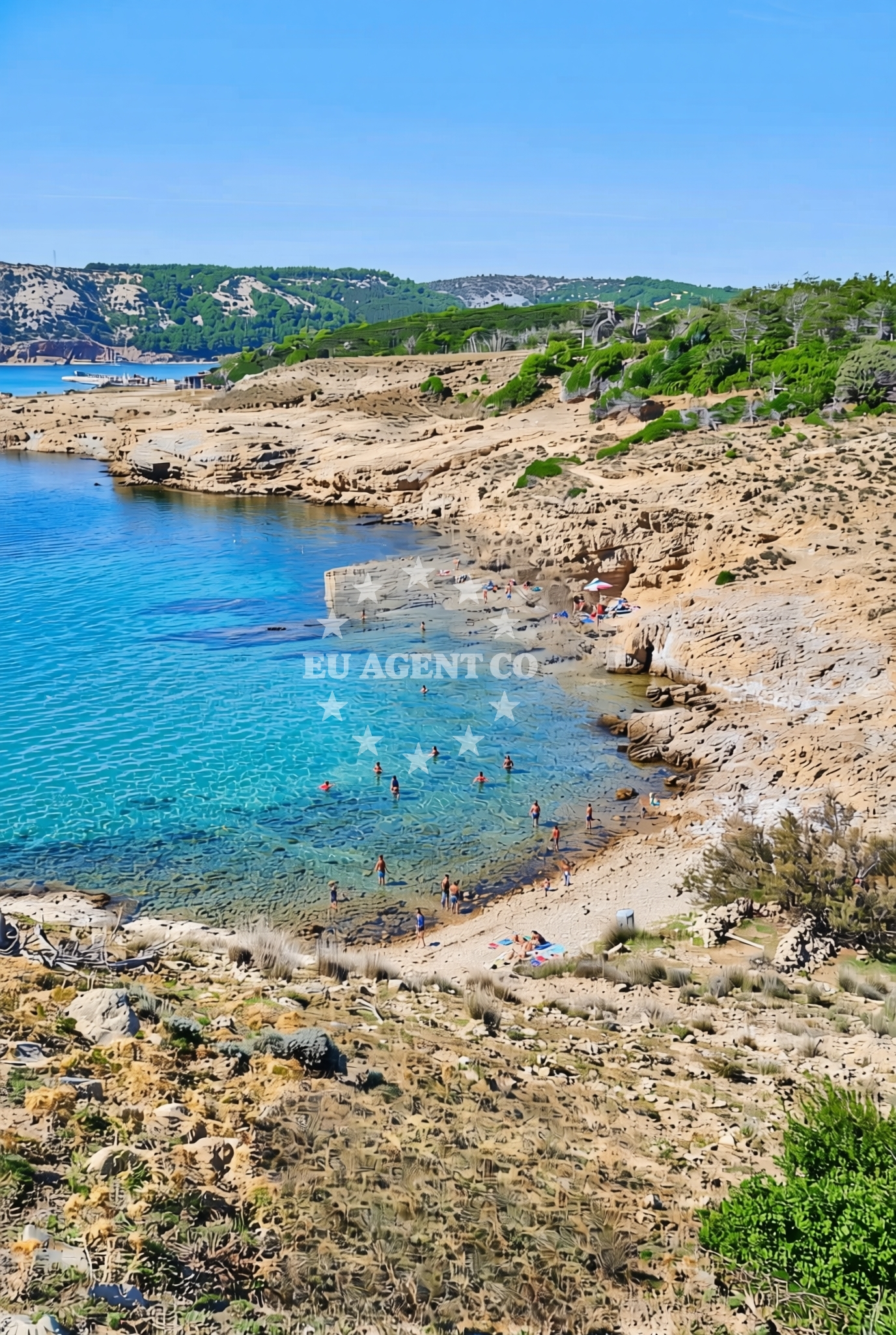 Additional view of Kaštelina istok, Lopar (Rab) Beach in Kaštelina istok
