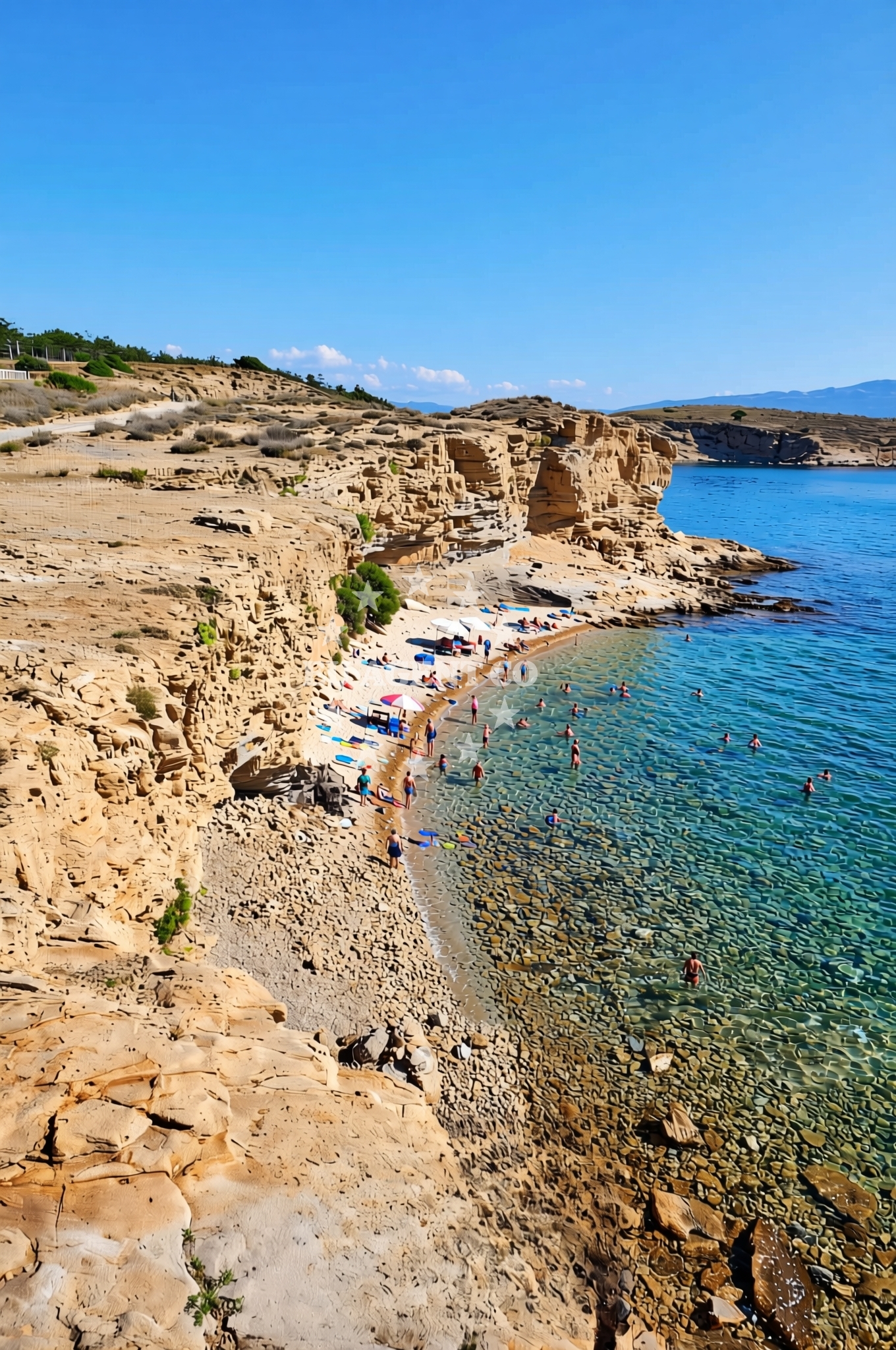 Additional view of Kaštelina zapad, Lopar (Rab) Beach in Kaštelina zapad