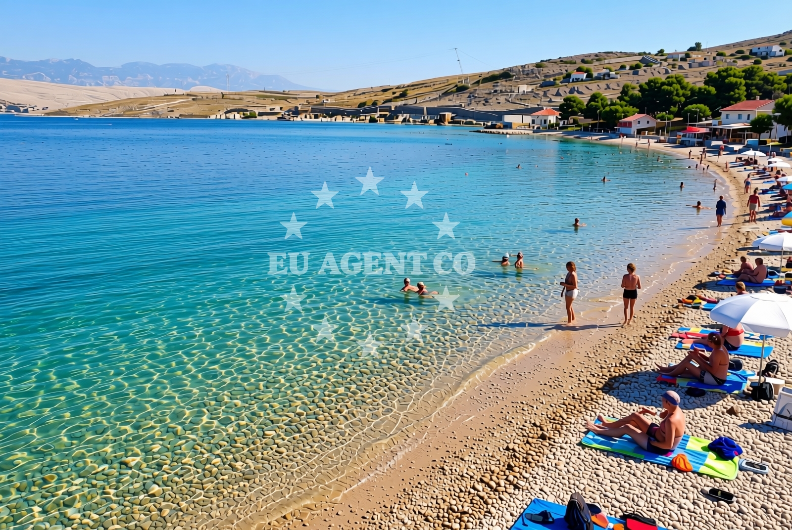 Additional view of Katarelac, Kolan (Pag) Beach in Katarelac