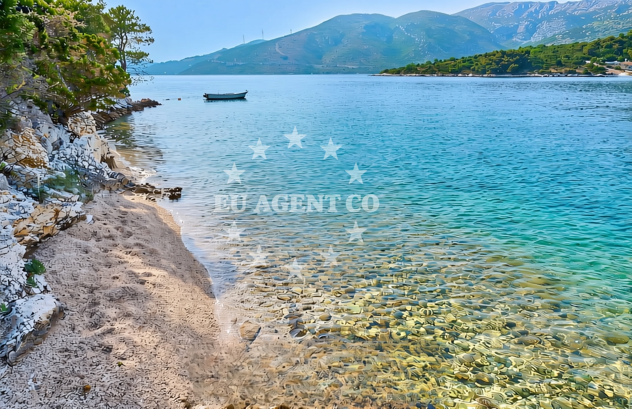 Beach facilities and surroundings at Katarina's beach in Banići 47, Banići