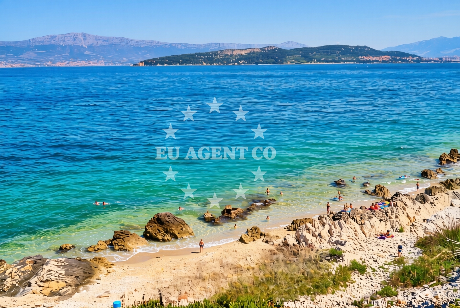 Additional view of Kava beach in , Slatine
