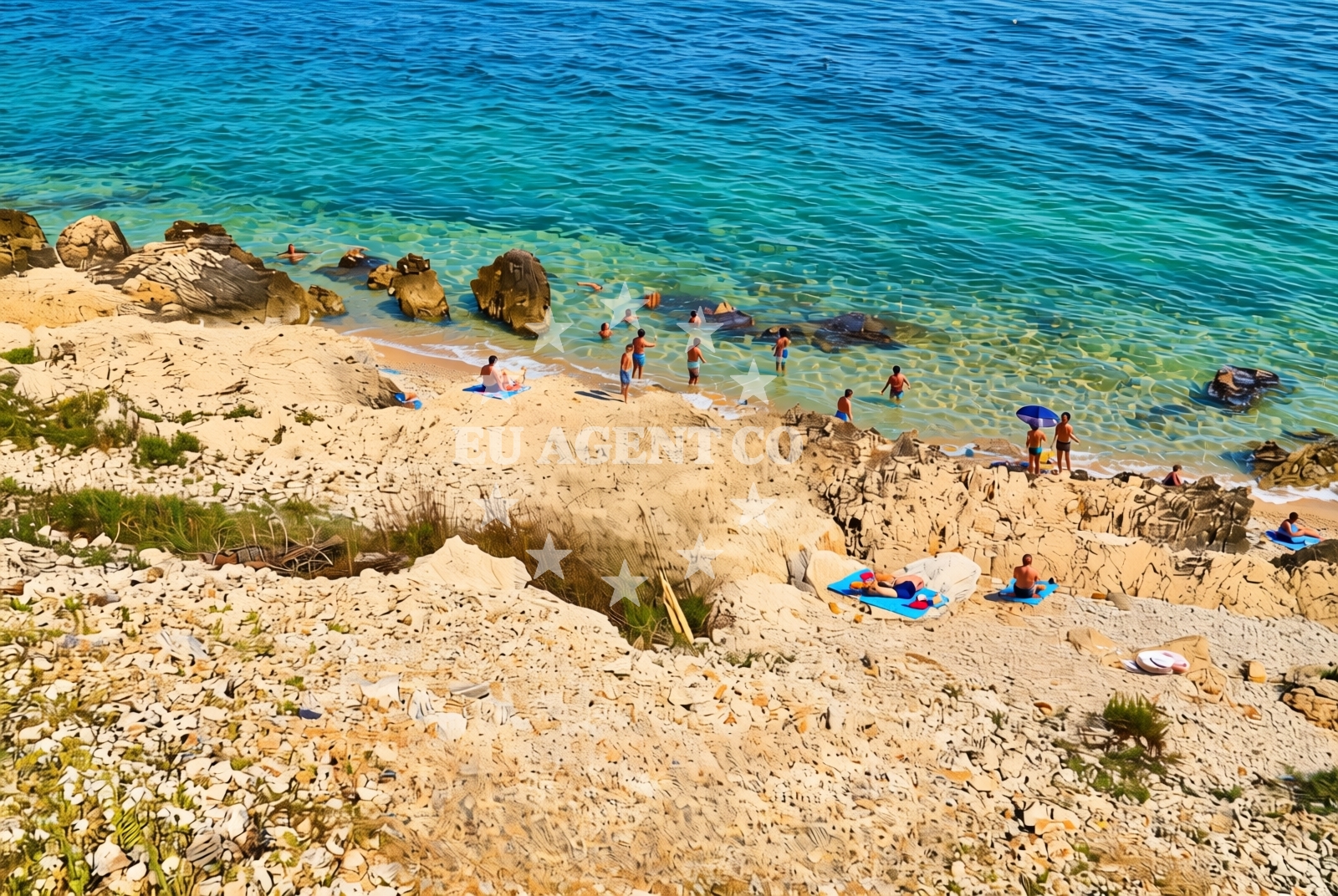 Additional view of Kava beach in , Slatine