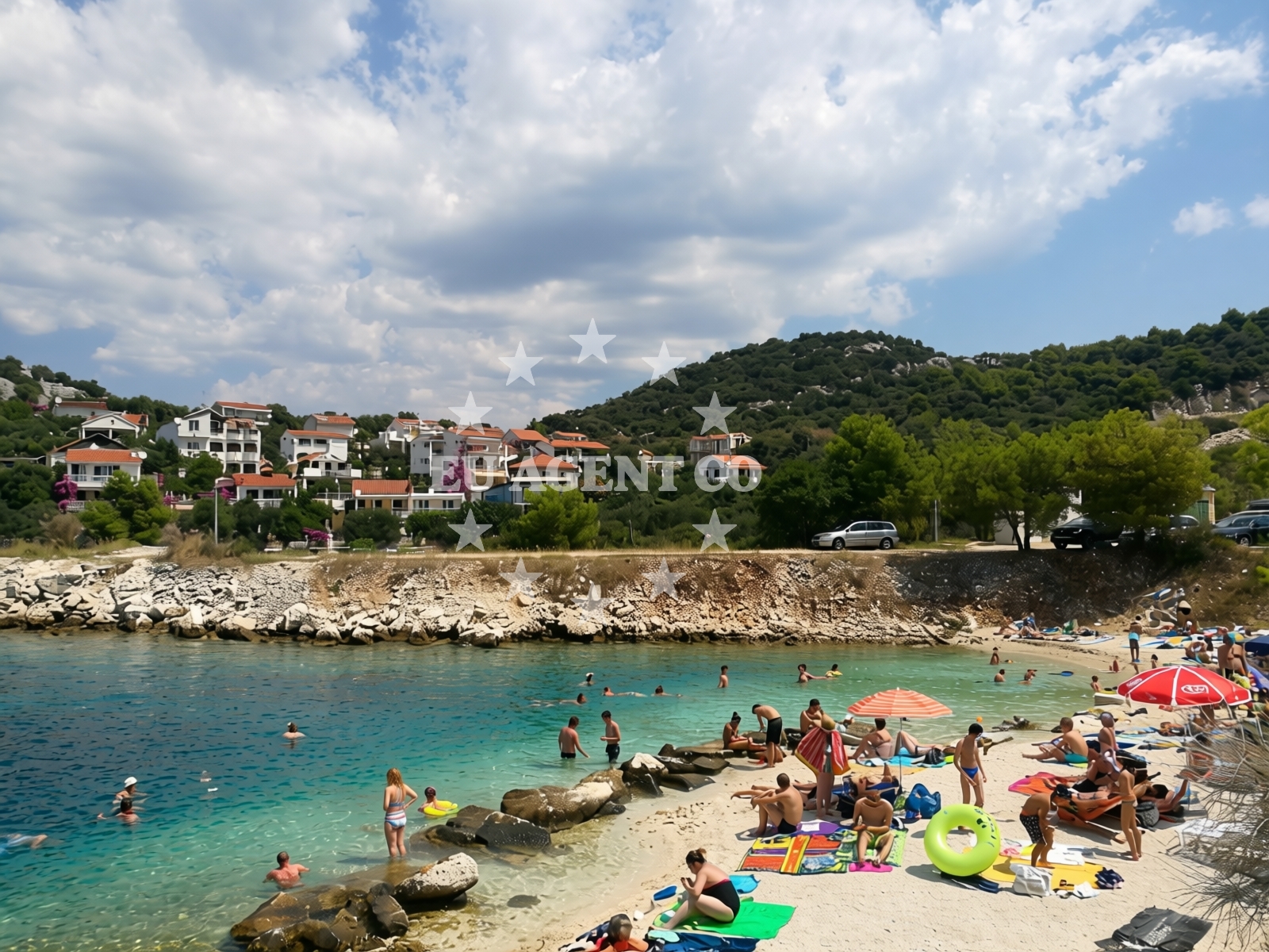 Additional view of Kava beach in Ulica Kralja Zvonimira 18, Okrug Donji, Croatia, Okrug Donji