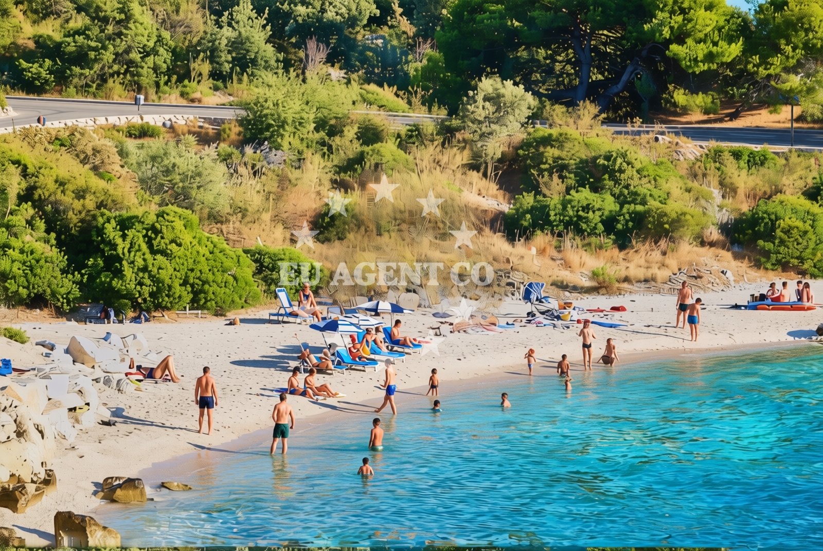 Additional view of Kava beach in Ulica Kralja Zvonimira 18, Okrug Donji, Croatia, Okrug Donji