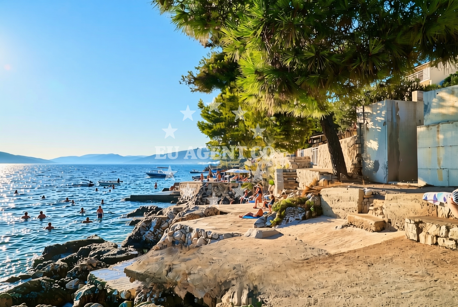 Additional view of Kava beach in Ulica Kralja Zvonimira 18, Okrug Donji, Croatia, Okrug Donji